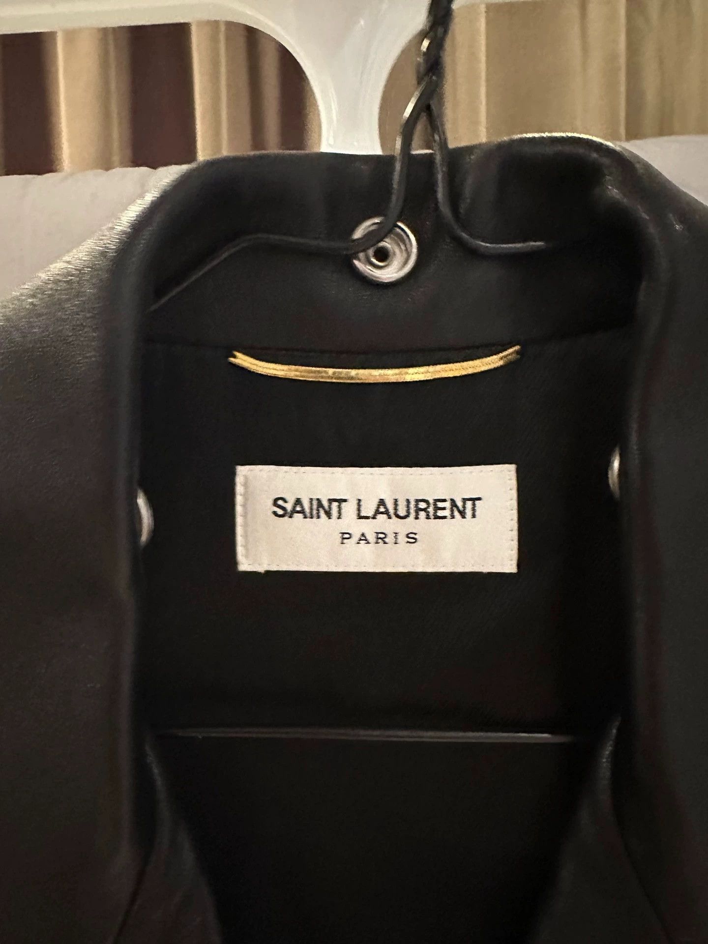 Saint Laurent Paris Saint Laurent Paris Black leather jacket Size US S / EU 44-46 / 1 - 3 Thumbnail