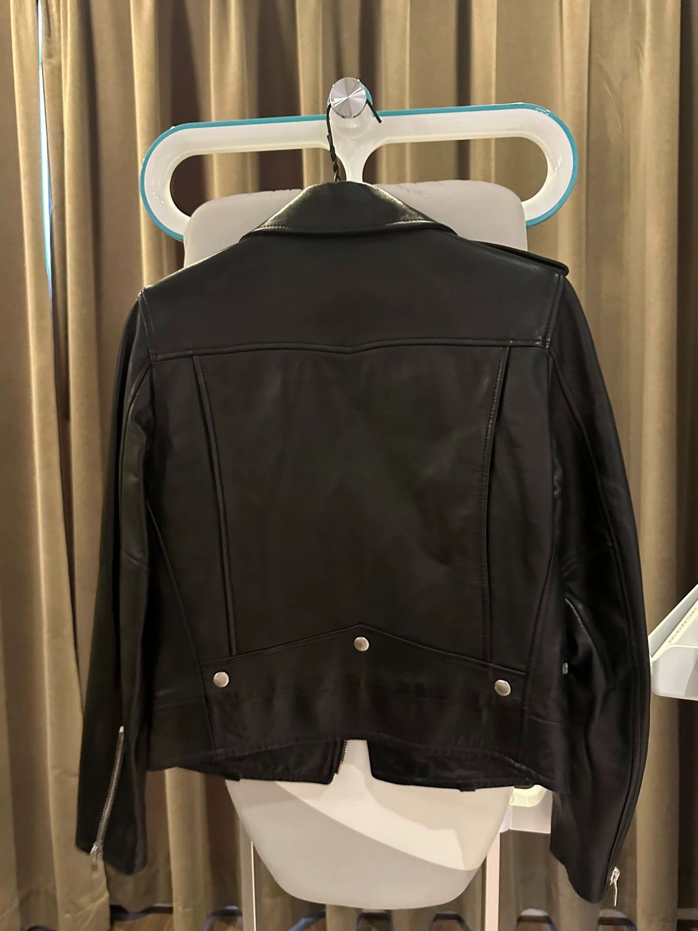 Saint Laurent Paris Saint Laurent Paris Black leather jacket Size US S / EU 44-46 / 1 - 2 Thumbnail