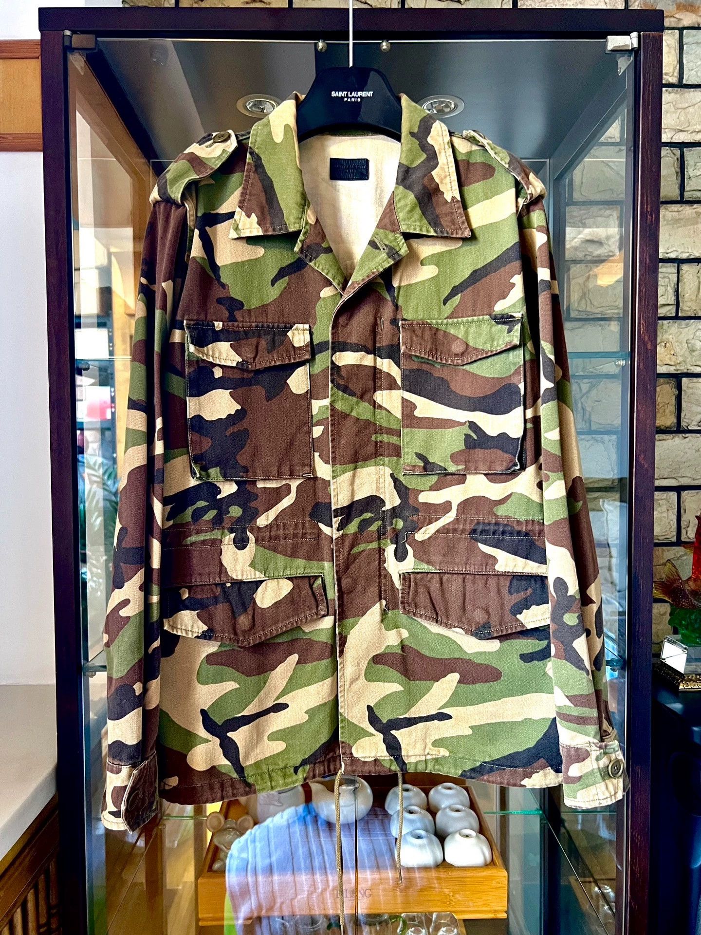Saint Laurent Paris Saint Laurent Paris Camouflage hunting jacket Size US L / EU 52-54 / 3 - 2 Thumbnail