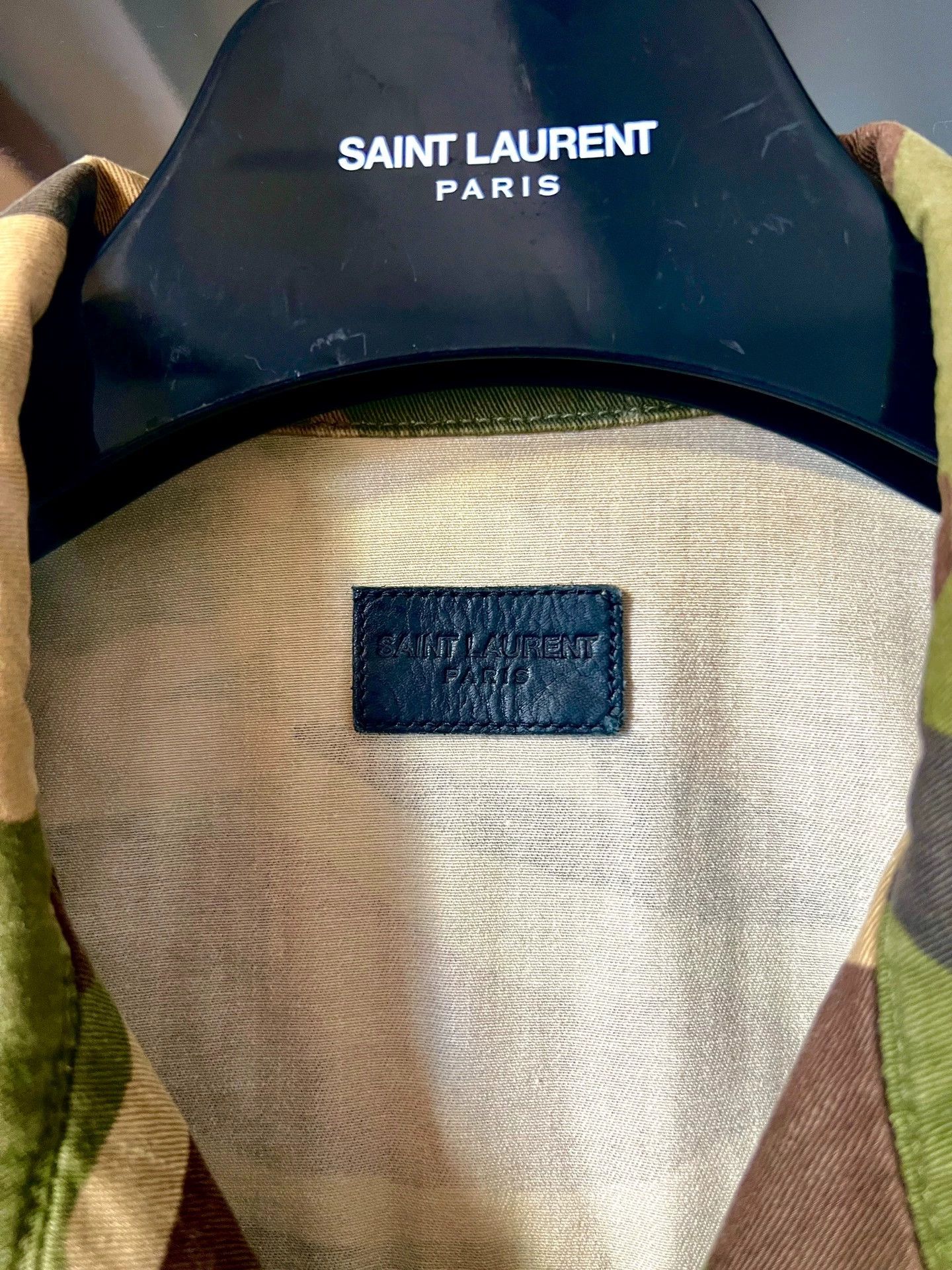 Saint Laurent Paris Saint Laurent Paris Camouflage hunting jacket Size US L / EU 52-54 / 3 - 3 Thumbnail