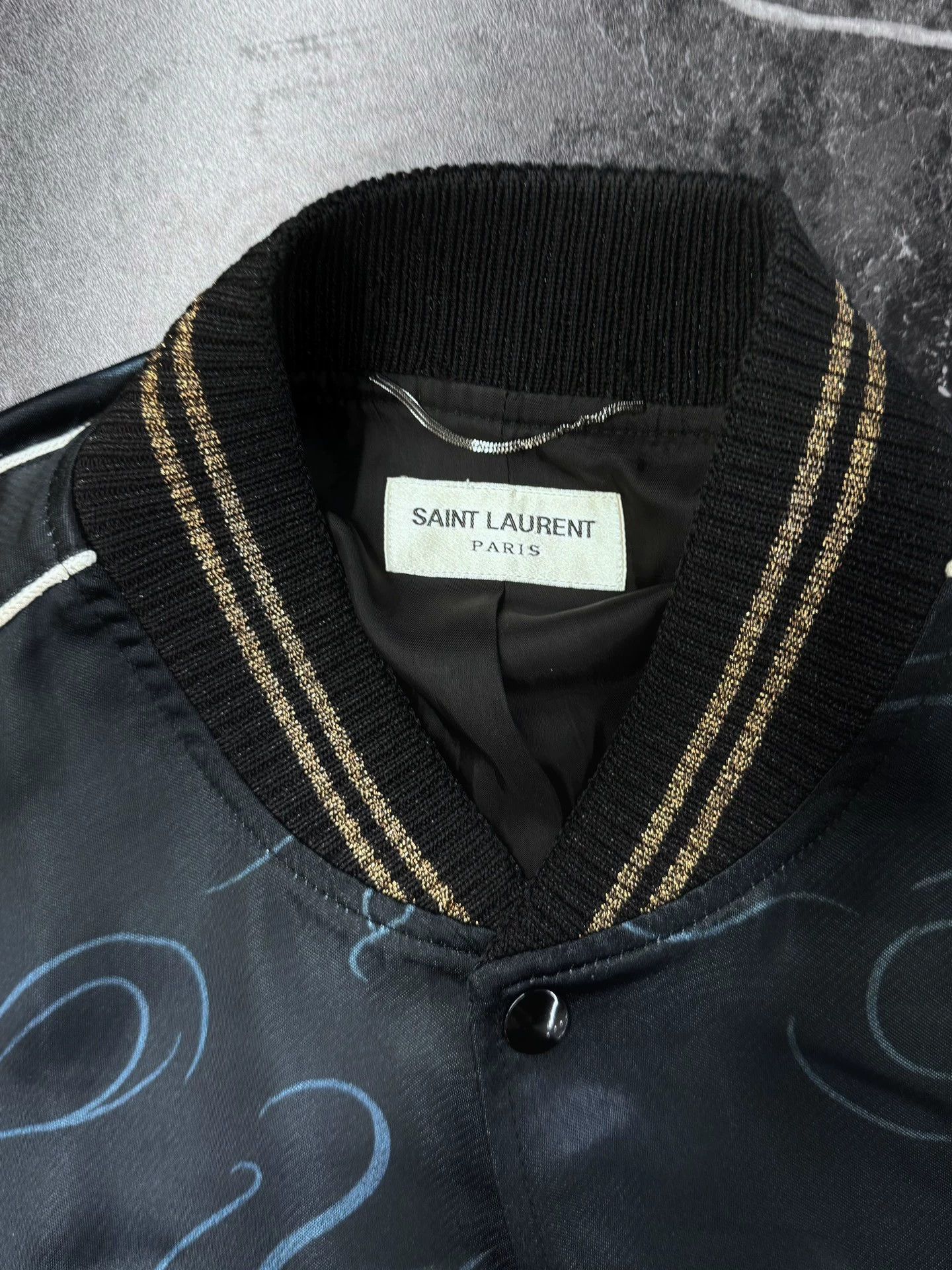 Saint Laurent Paris Saint Laurent Paris Tiger Eagle Silk Jacket Size US L / EU 52-54 / 3 - 4 Thumbnail