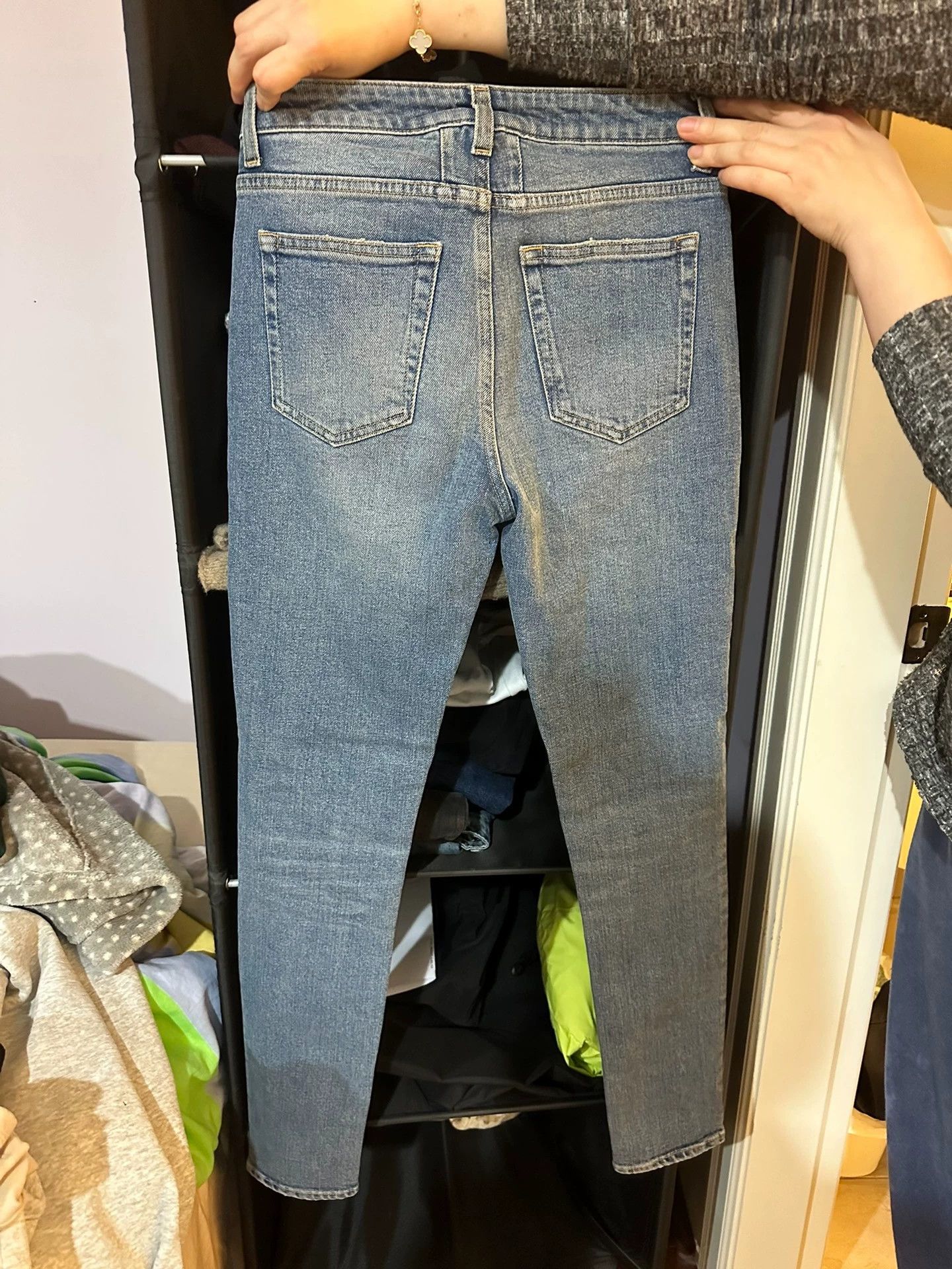 Saint Laurent Paris Saint Laurent Paris Light blue washed denim jeans Size US 26 / EU 42 - 4 Thumbnail
