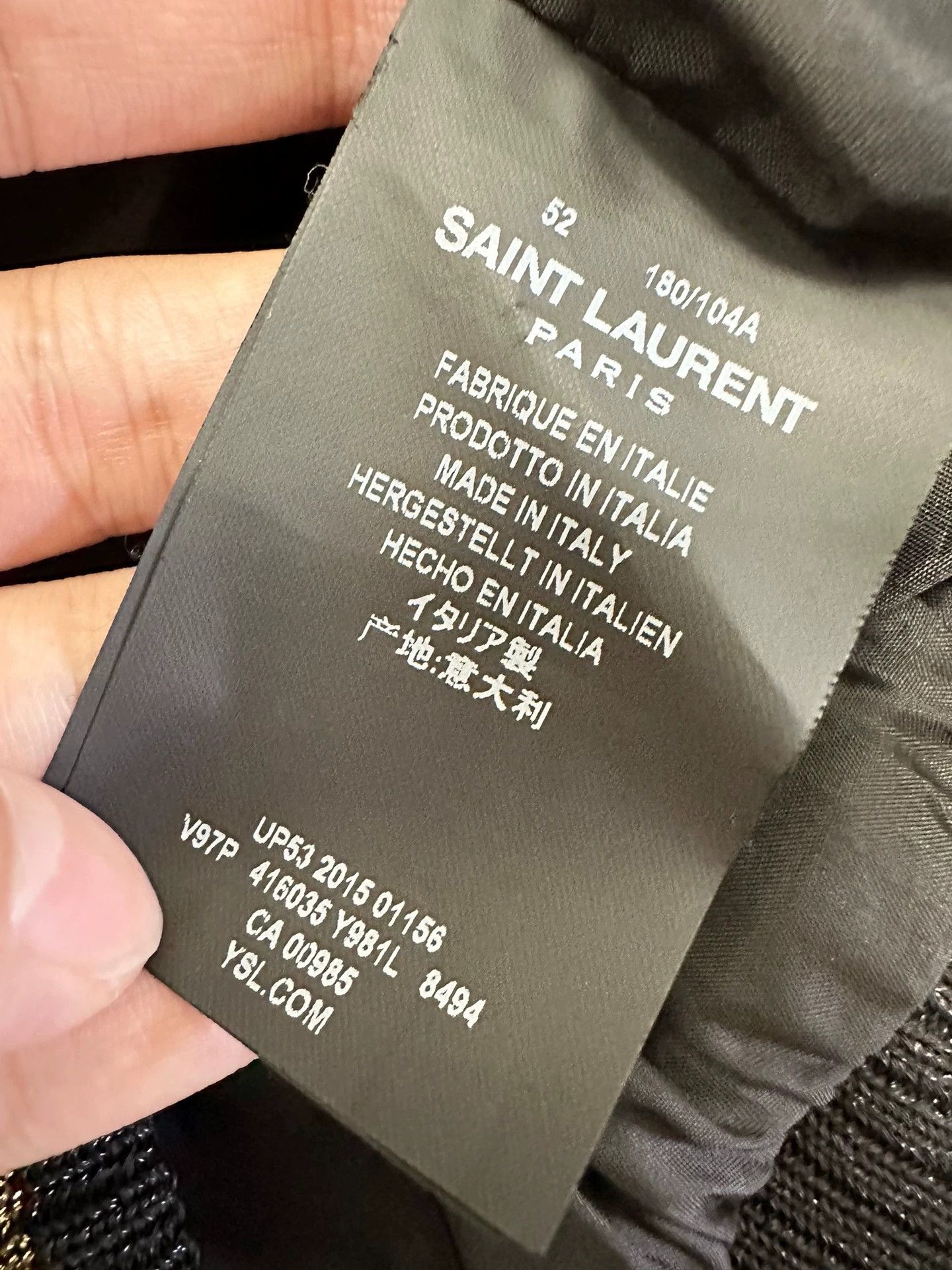 Saint Laurent Paris Saint Laurent Paris Tiger Eagle Silk Jacket Size US L / EU 52-54 / 3 - 4 Thumbnail