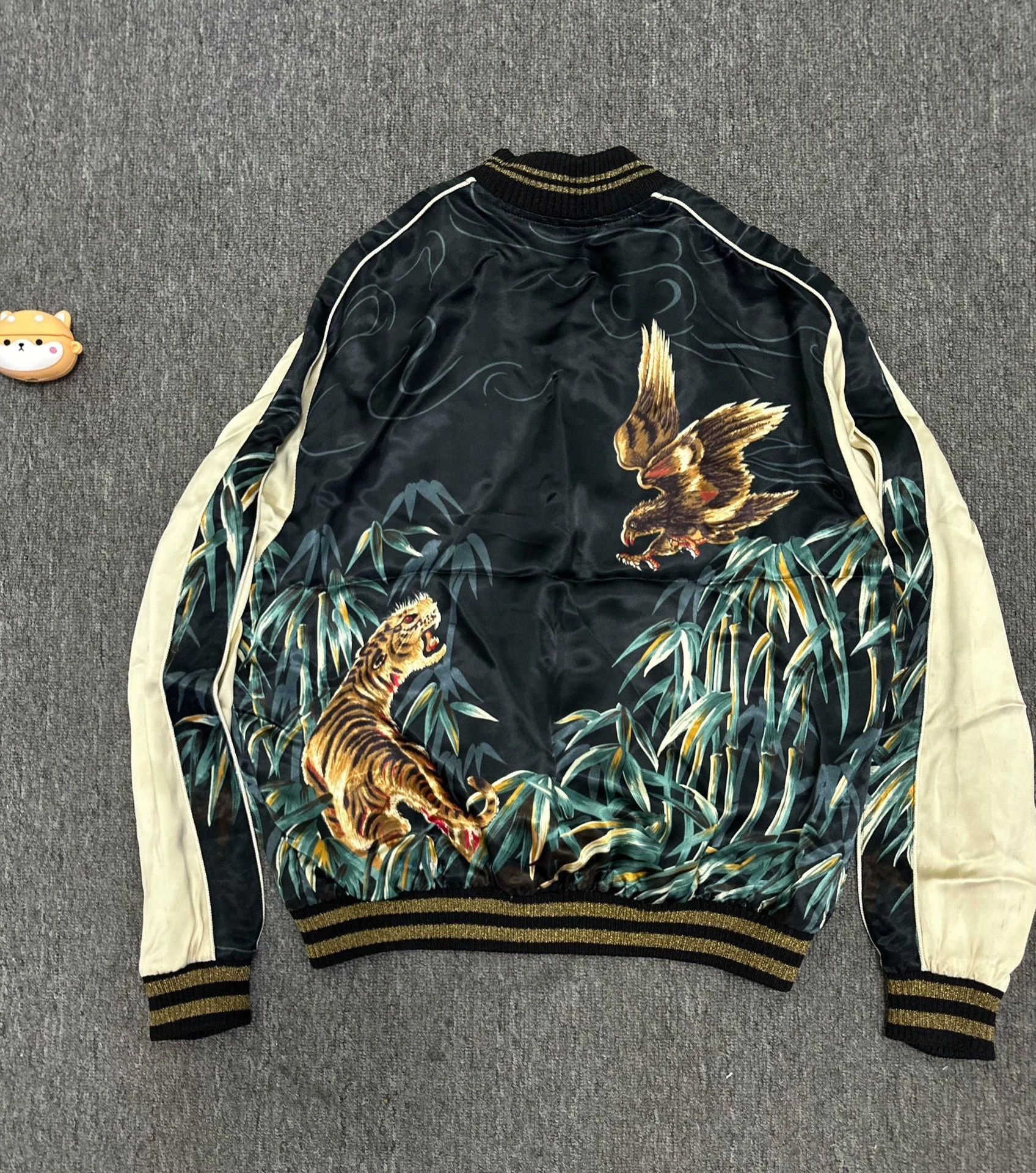 Saint Laurent Paris Saint Laurent Paris Tiger Eagle Silk Jacket Size US L / EU 52-54 / 3 - 2 Thumbnail