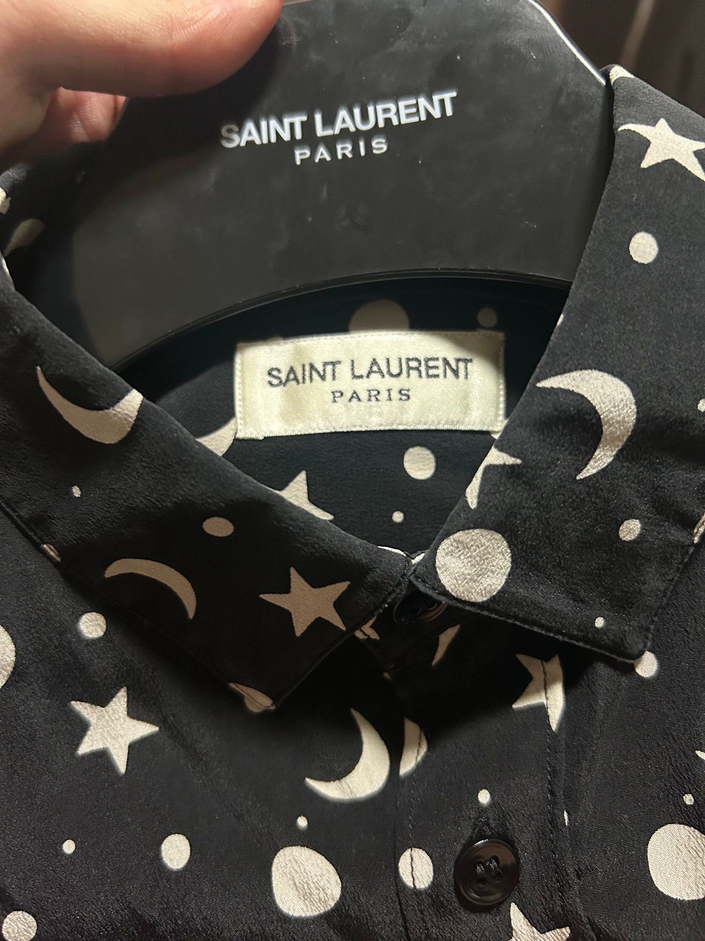 Saint Laurent Paris Saint Laurent Paris 16FW Star Moon Shirt Size US XL / EU 56 / 4 - 3 Thumbnail