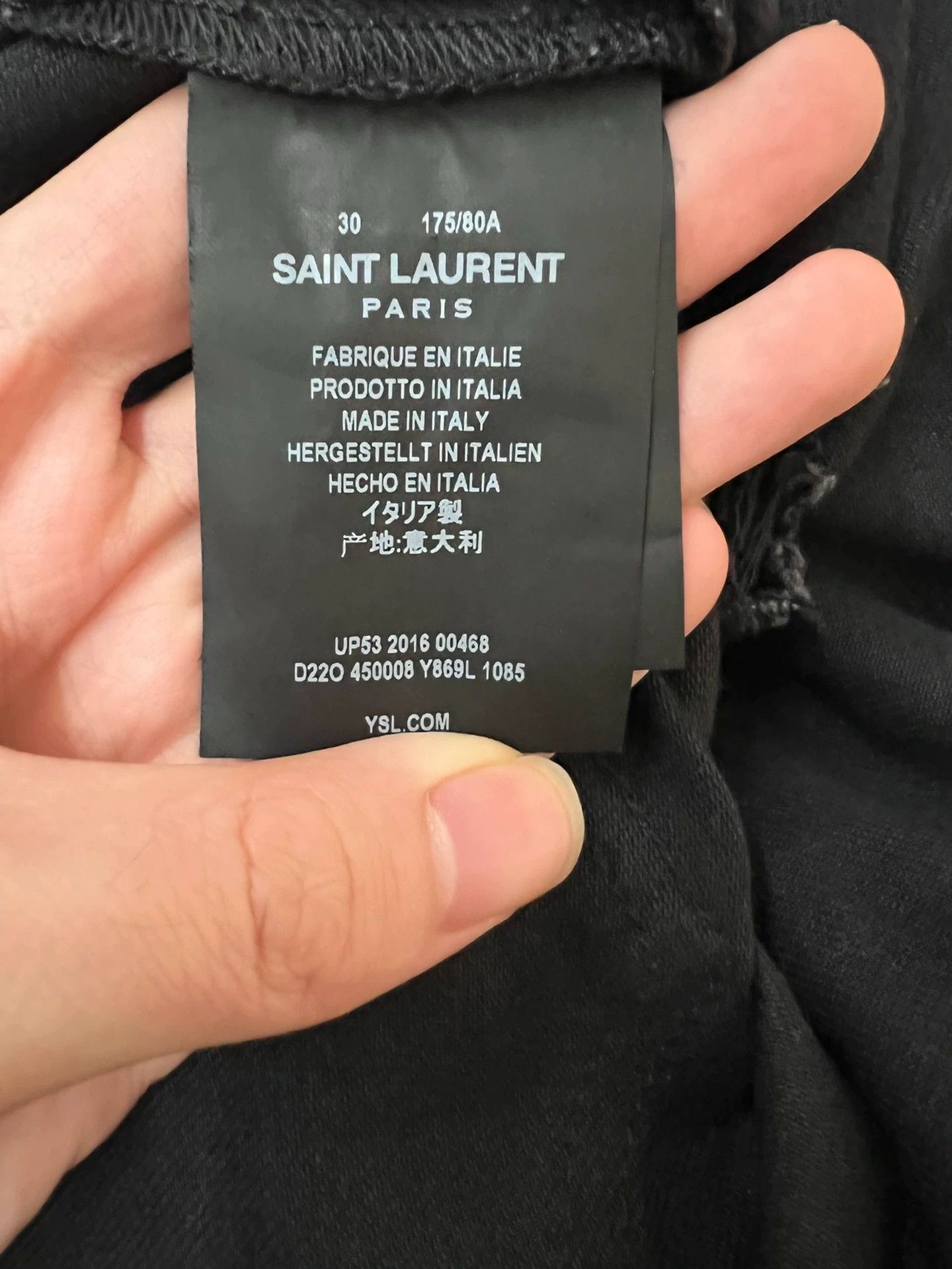 Saint Laurent Paris Saint Laurent Paris jeans Size US 30 / EU 46 - 4 Thumbnail