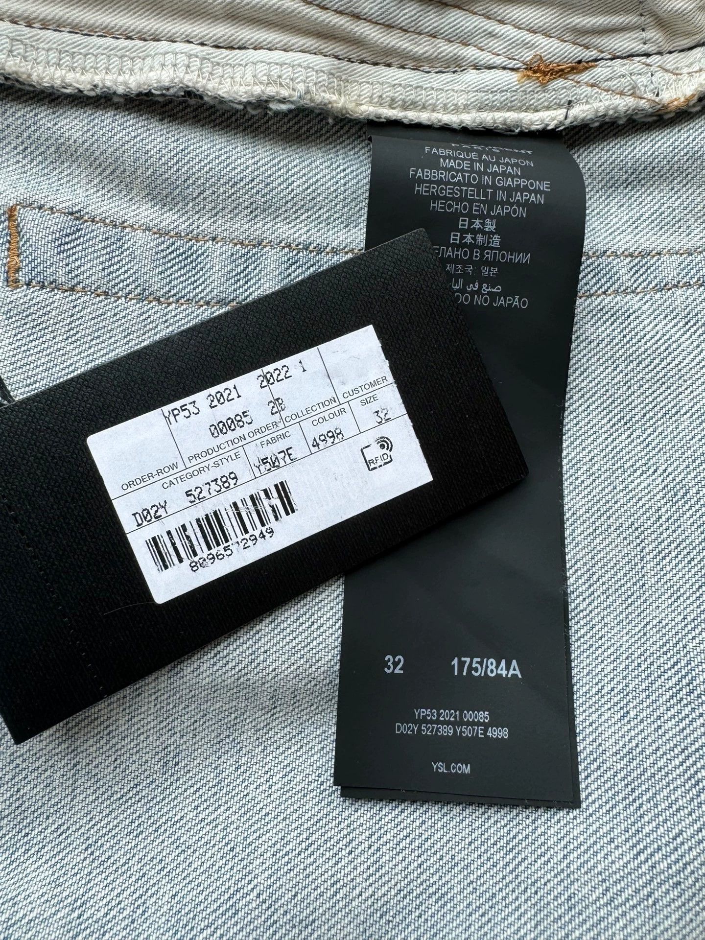 Saint Laurent Paris Saint Laurent Paris jeans Size US 32 / EU 48 - 6 Thumbnail