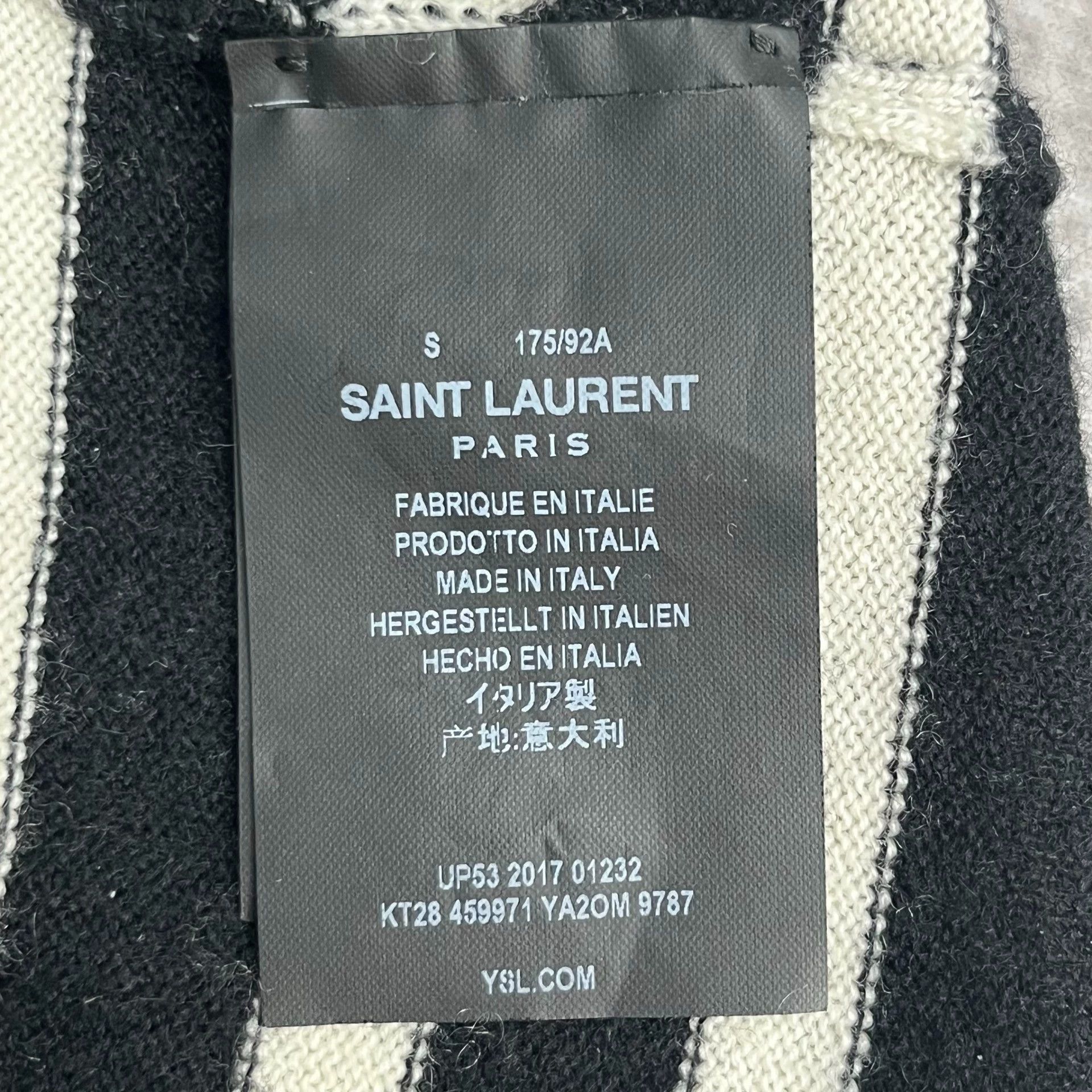 Saint Laurent Paris Saint Laurent Paris Striped knitted sweater Size US S / EU 44-46 / 1 - 6 Thumbnail