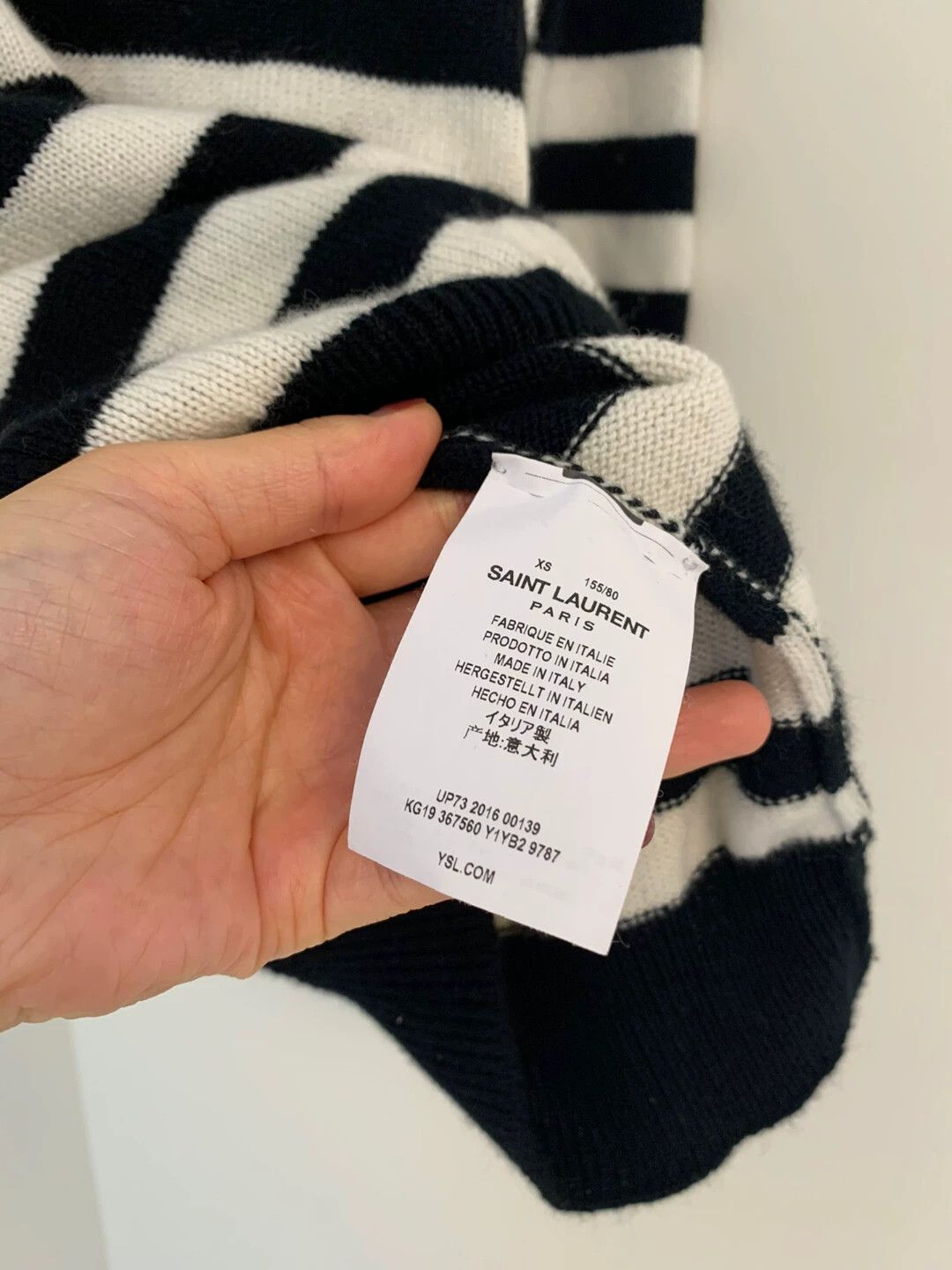 Saint Laurent Paris Saint Laurent Paris Cashmere sweater Size US S / EU 44-46 / 1 - 7 Thumbnail