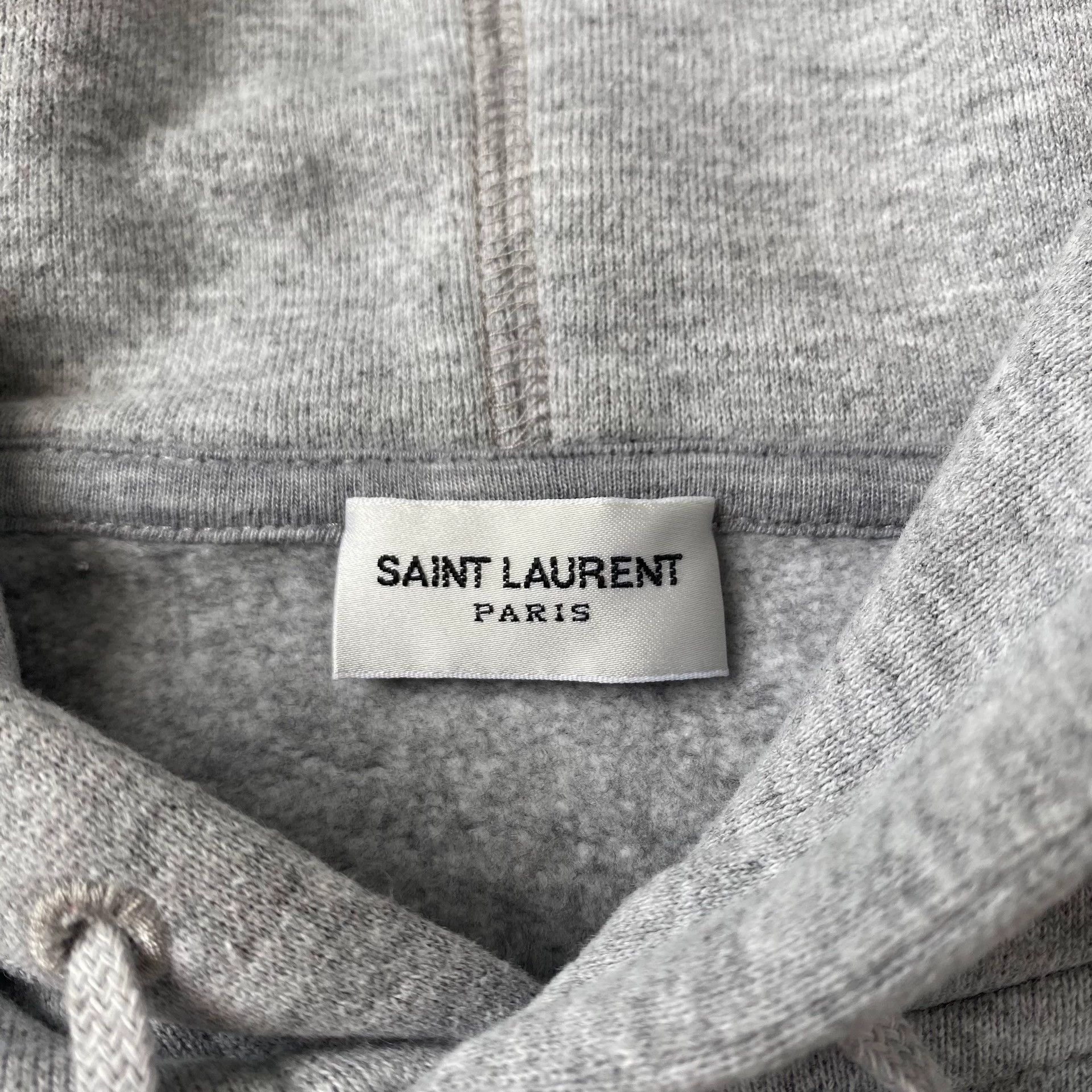 Saint Laurent Paris Saint Laurent Paris Grey hoodie Size US XXL / EU 58 / 5 - 6 Thumbnail
