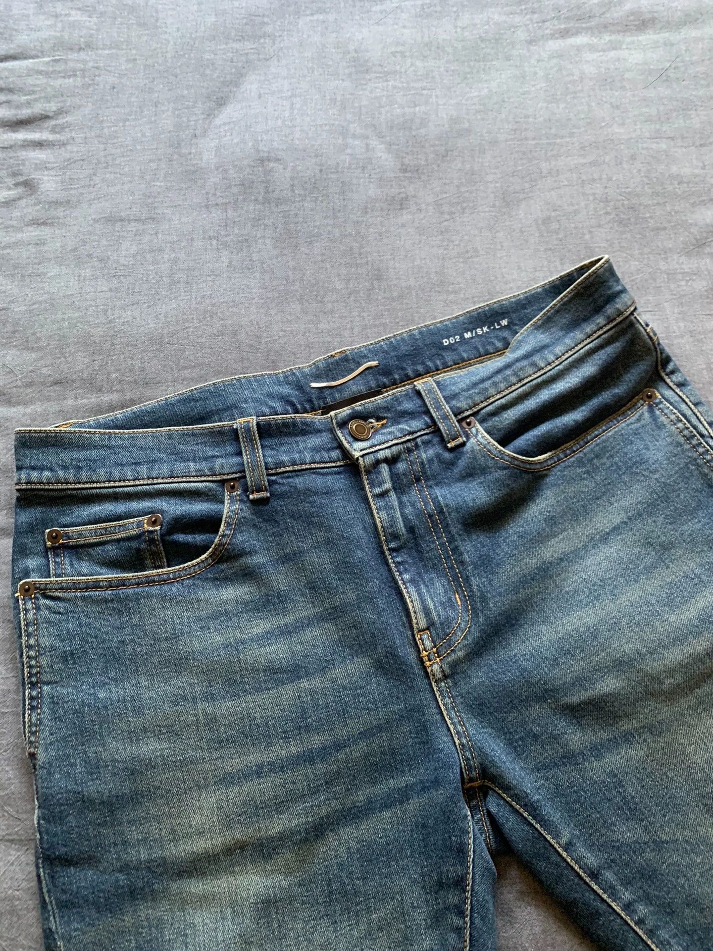 Saint Laurent Paris Saint Laurent Paris Washed fringed jeans Size US 32 / EU 48 - 3 Thumbnail