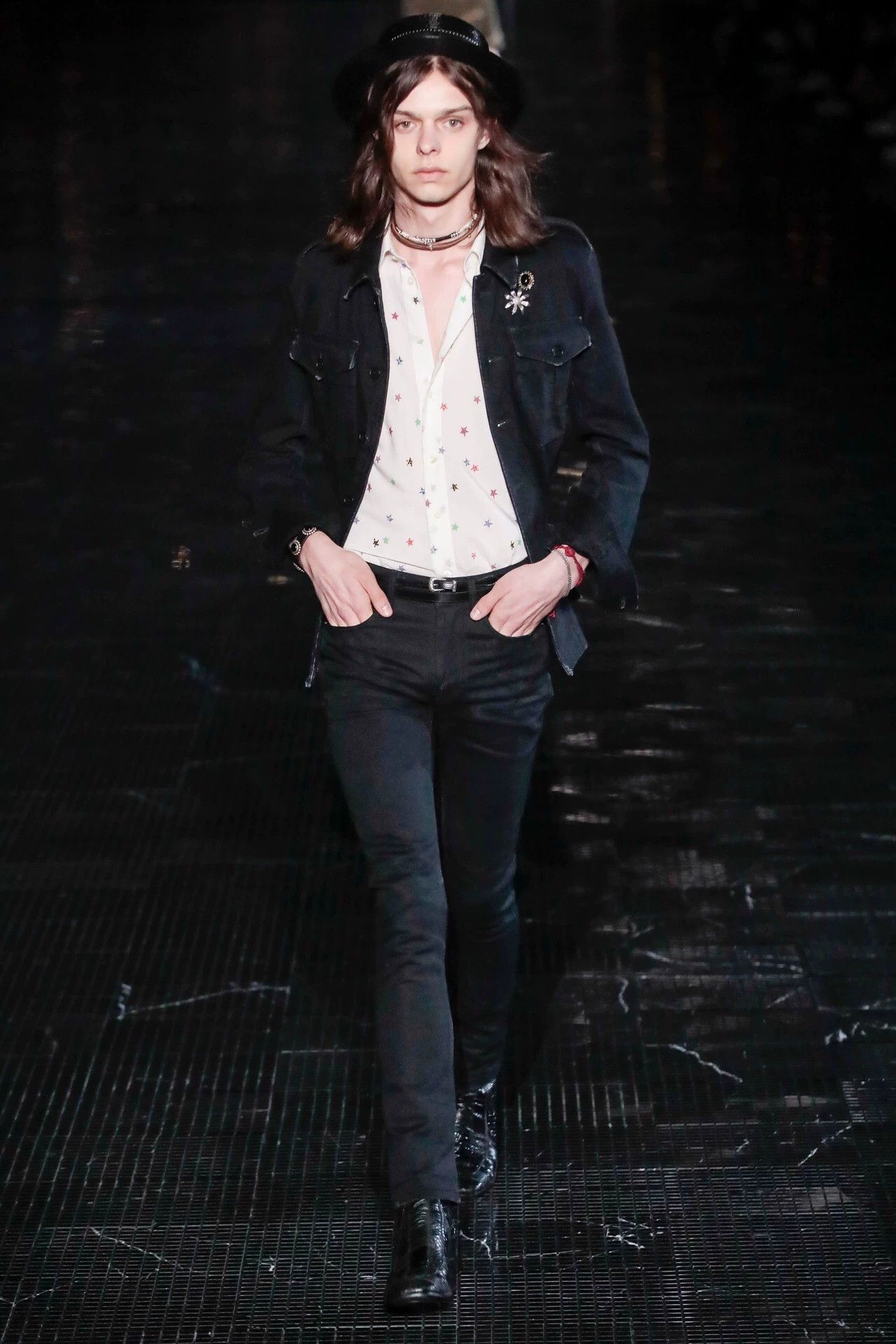 Saint Laurent Paris Saint Laurent Paris 19SS wool shirt Size US L / EU 52-54 / 3 - 8 Thumbnail