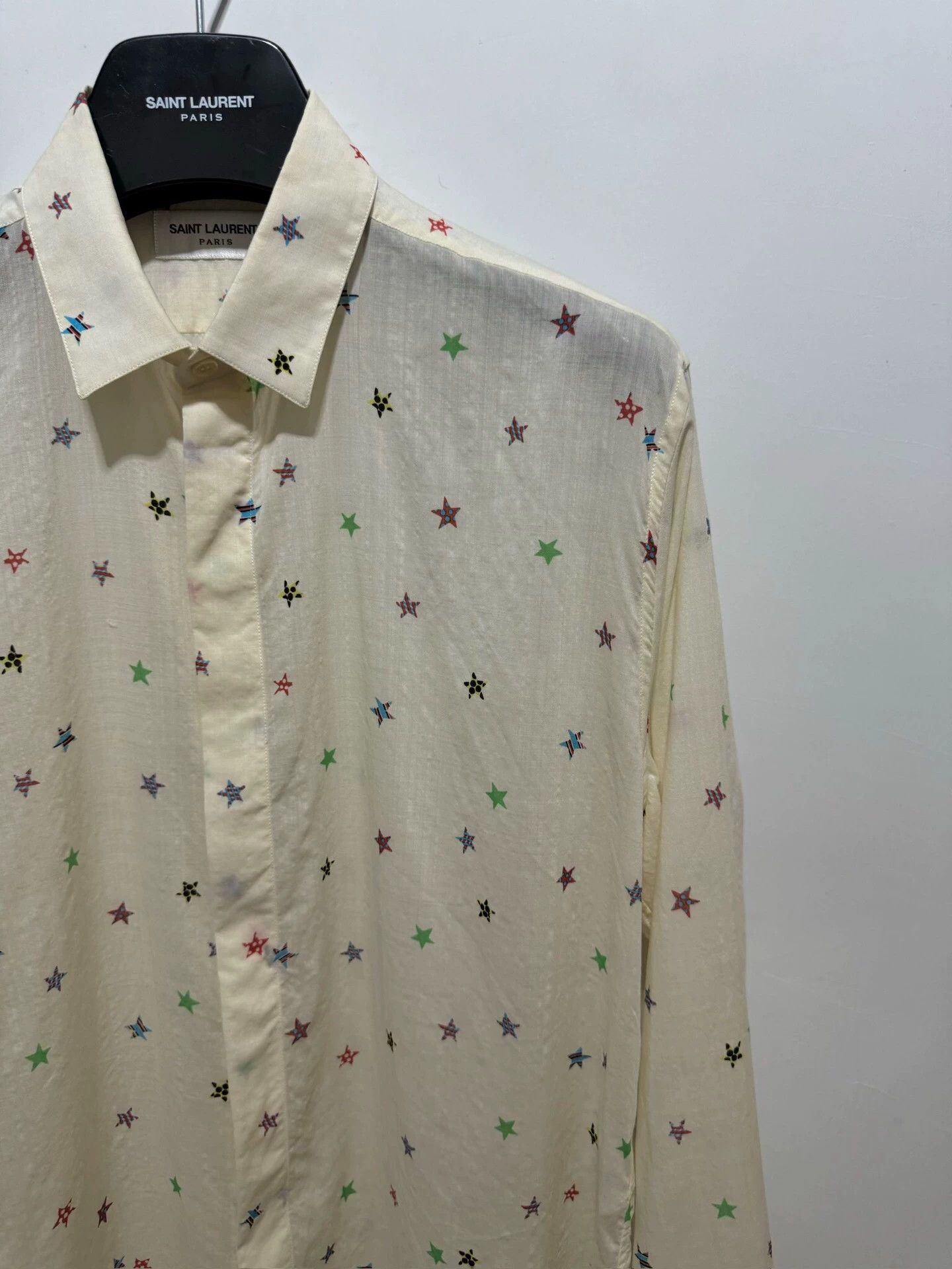 Saint Laurent Paris Saint Laurent Paris 19SS wool shirt Size US L / EU 52-54 / 3 - 3 Thumbnail