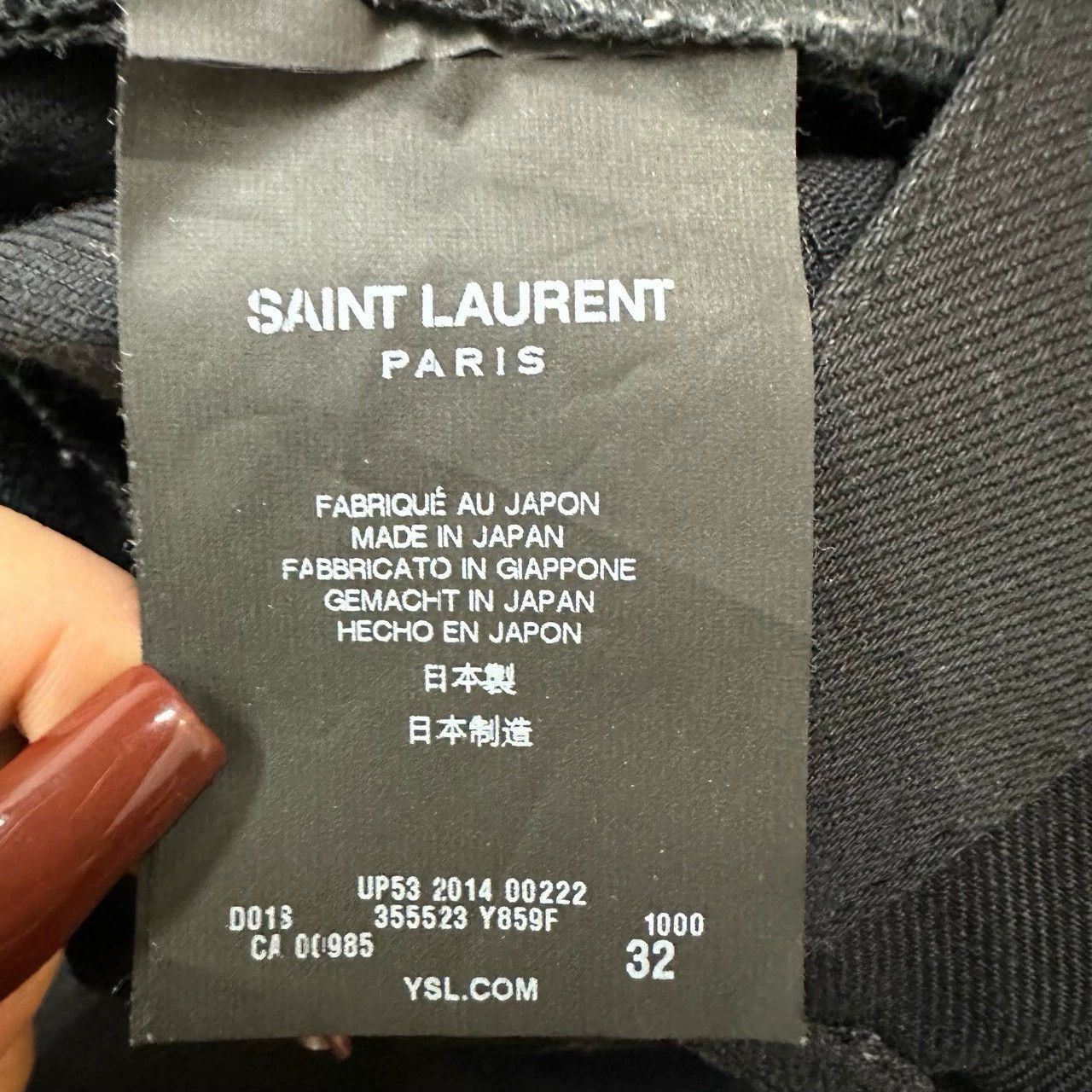 Saint Laurent Paris Saint Laurent Paris Knife cut tight jeans Size US 32 / EU 48 - 5 Thumbnail