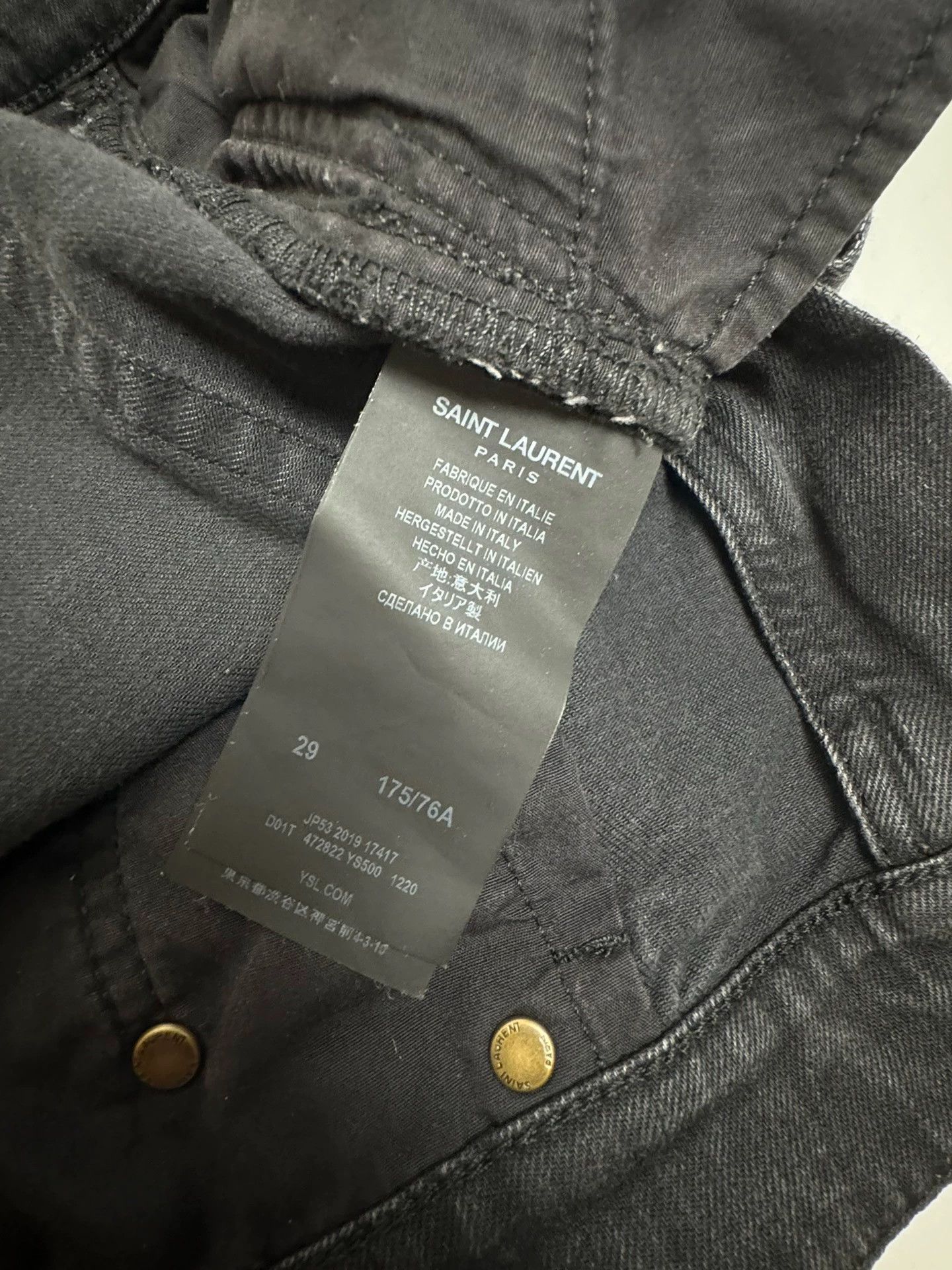 Saint Laurent Paris Saint Laurent Paris jeans Size US 29 - 5 Thumbnail