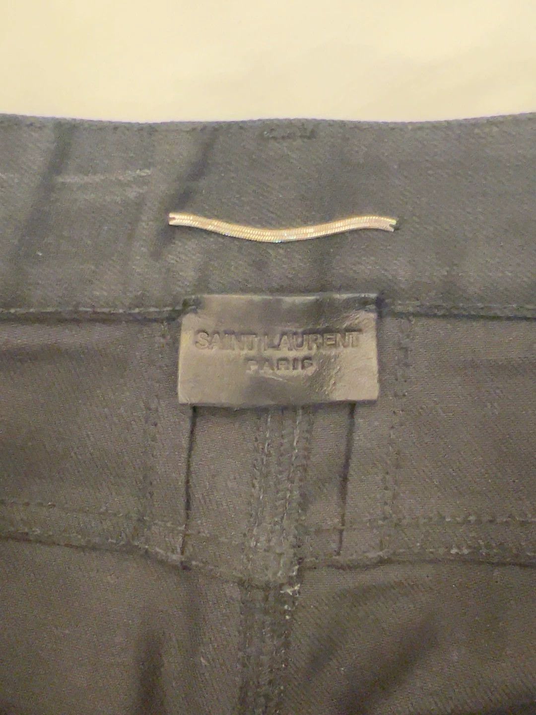 Saint Laurent Paris Saint Laurent Paris Zipper black jeans Size US 30 / EU 46 - 2 Thumbnail