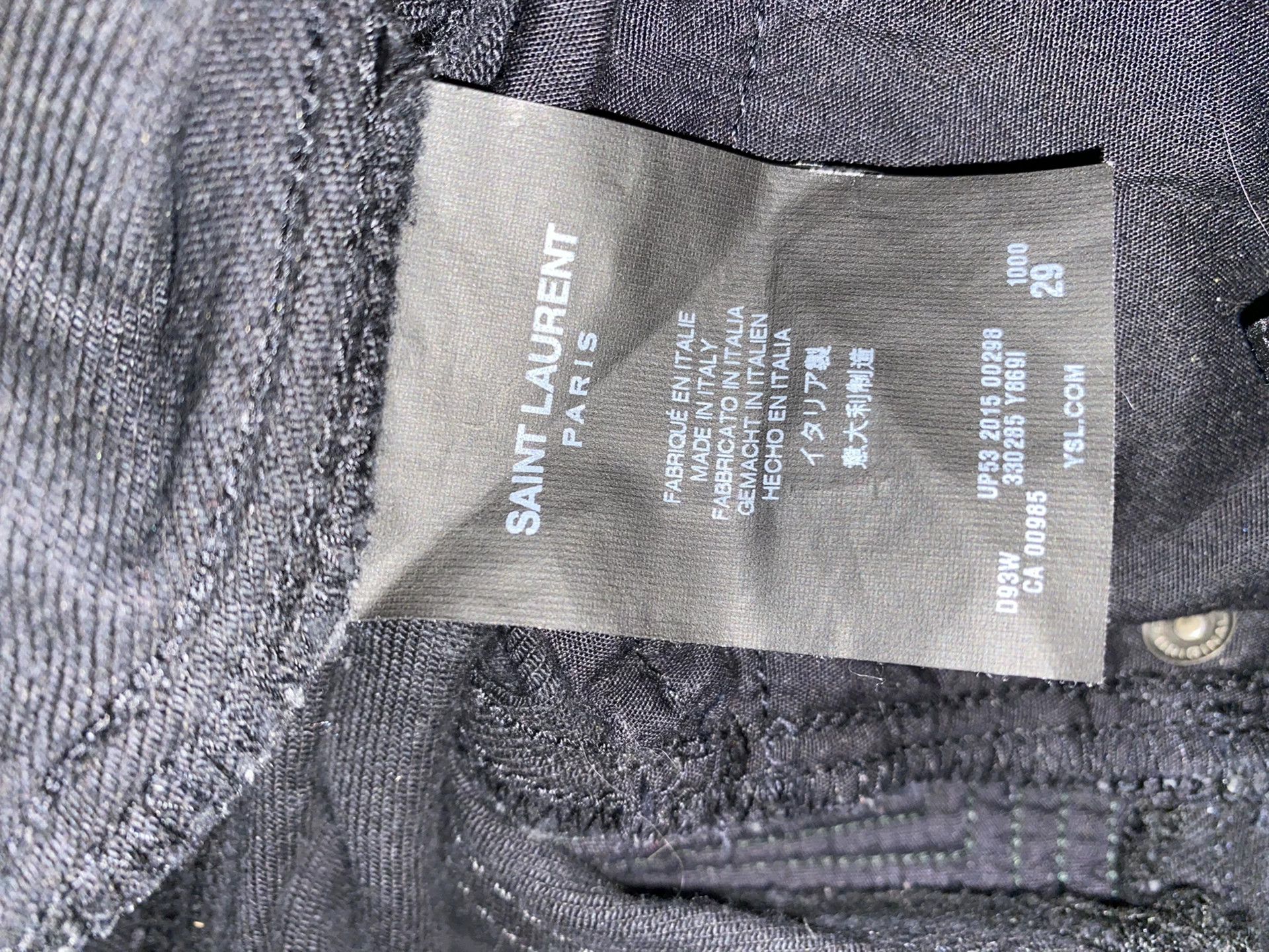 Saint Laurent Paris Saint Laurent Paris black jeans Size US 29 - 4 Thumbnail
