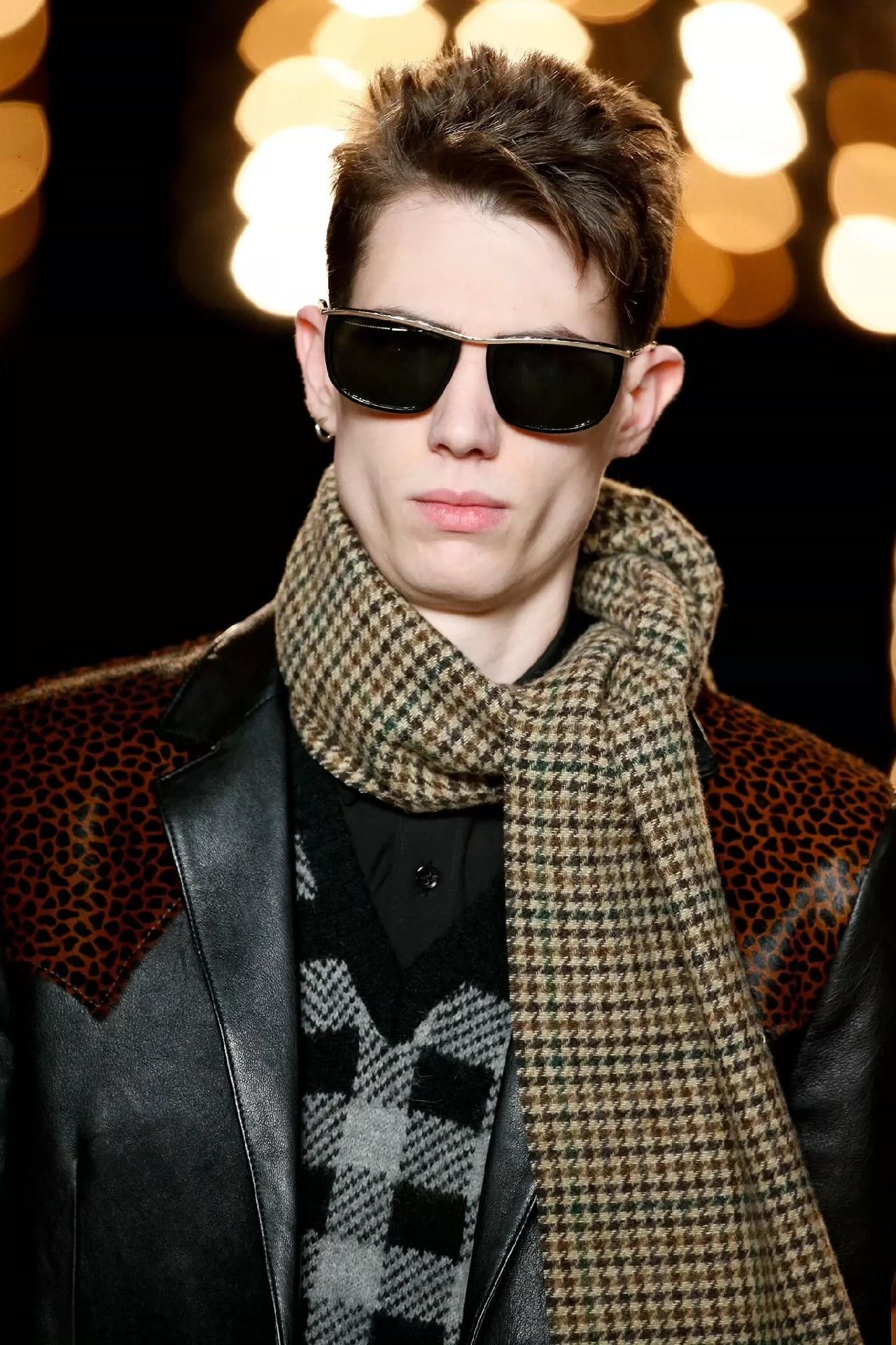 Saint Laurent Paris Saint Laurent Paris Leopard print collage suit jacket Size US M / EU 48-50 / 2 - 8 Thumbnail