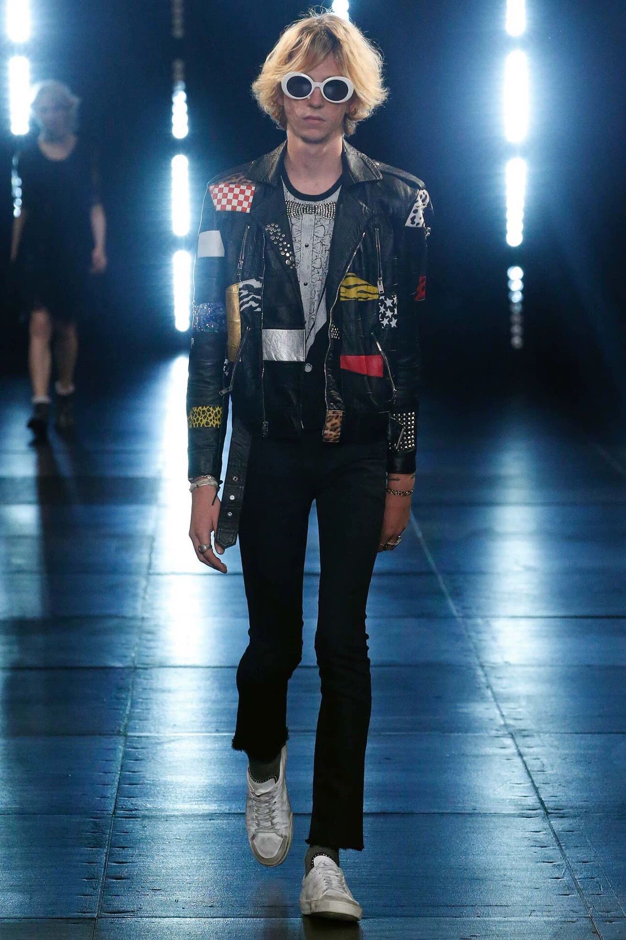 Saint Laurent Paris Saint Laurent Paris Fringed and fringed denim jeans Size US 29 - 8 Thumbnail