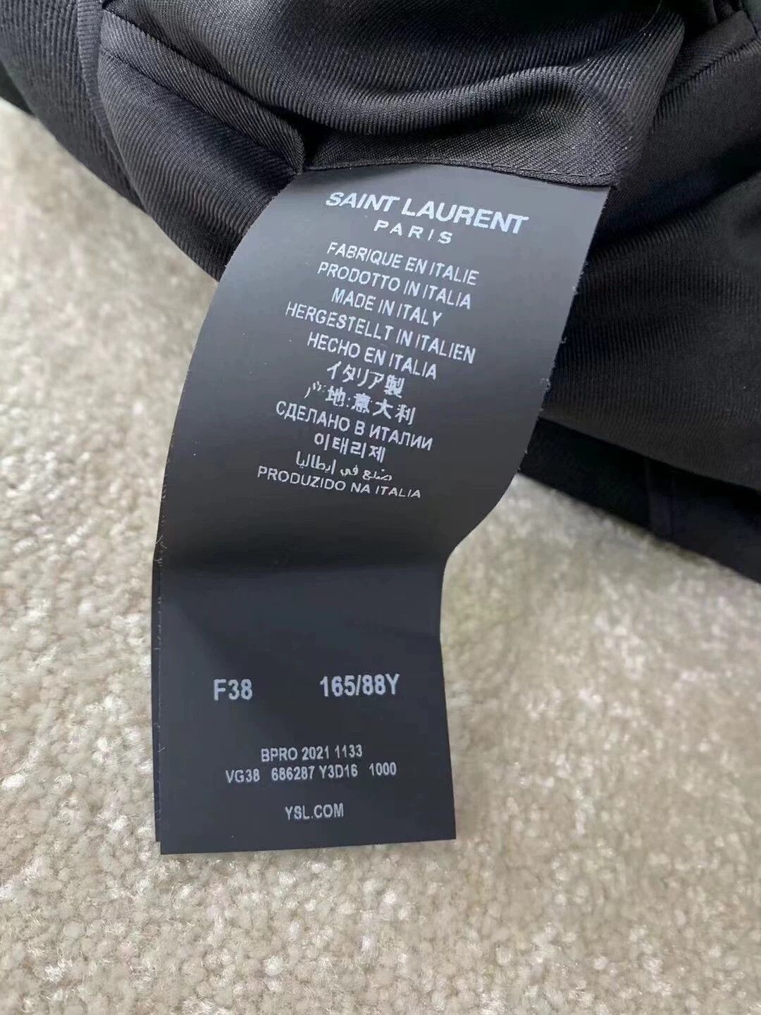 Saint Laurent Paris Saint Laurent Paris Classic double breasted suit jacket Size US XS / EU 42 / 0 - 5 Thumbnail