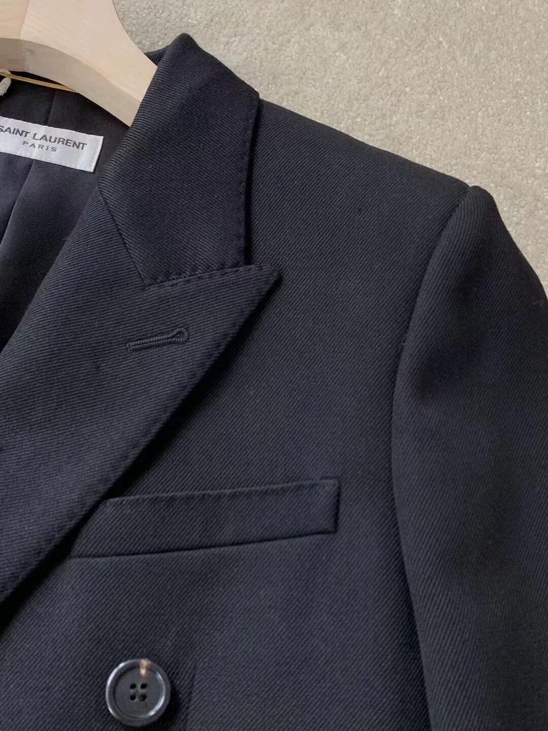 Saint Laurent Paris Saint Laurent Paris Classic double breasted suit jacket Size US XS / EU 42 / 0 - 7 Thumbnail