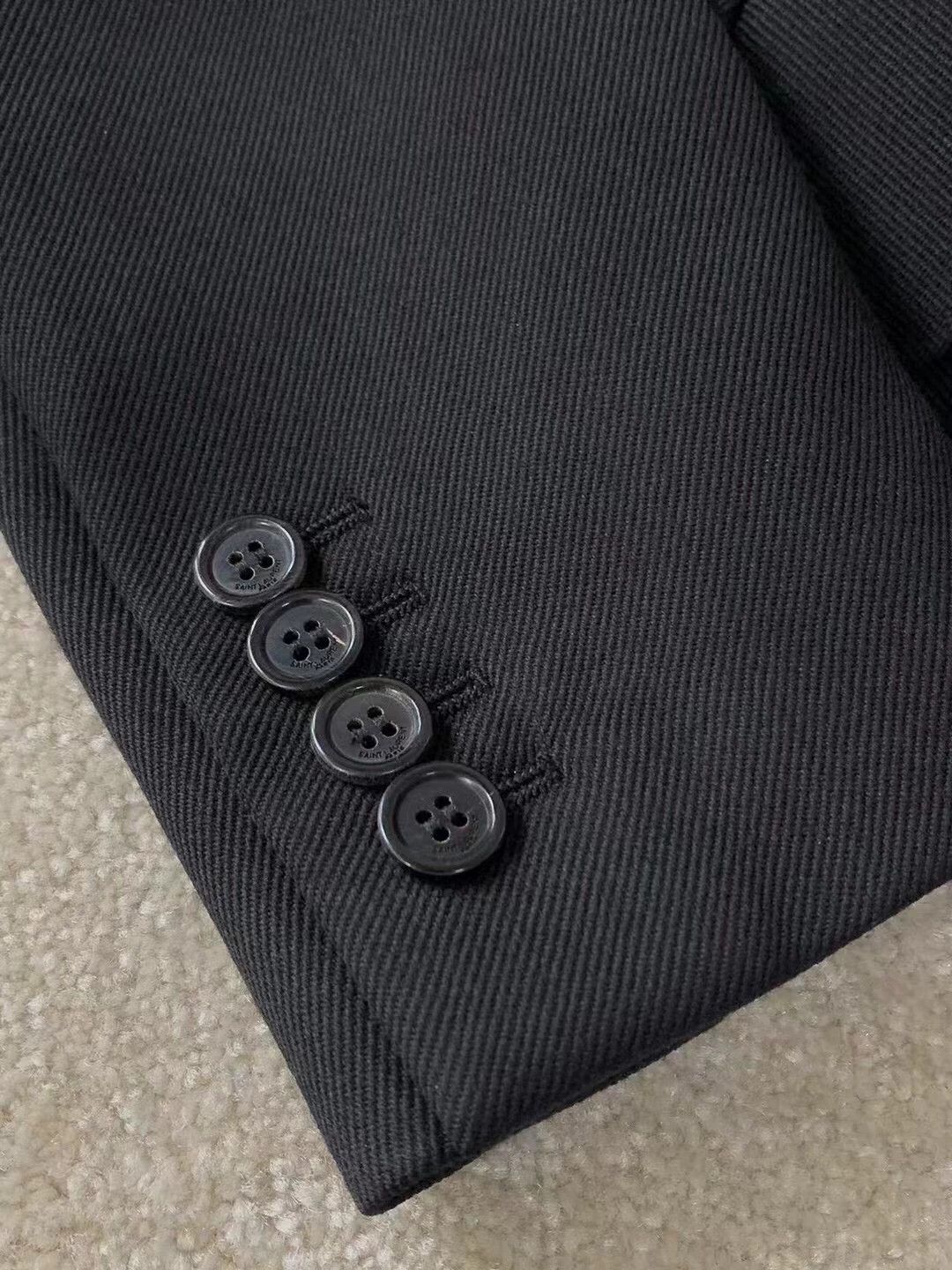 Saint Laurent Paris Saint Laurent Paris Classic double breasted suit jacket Size US XS / EU 42 / 0 - 6 Thumbnail