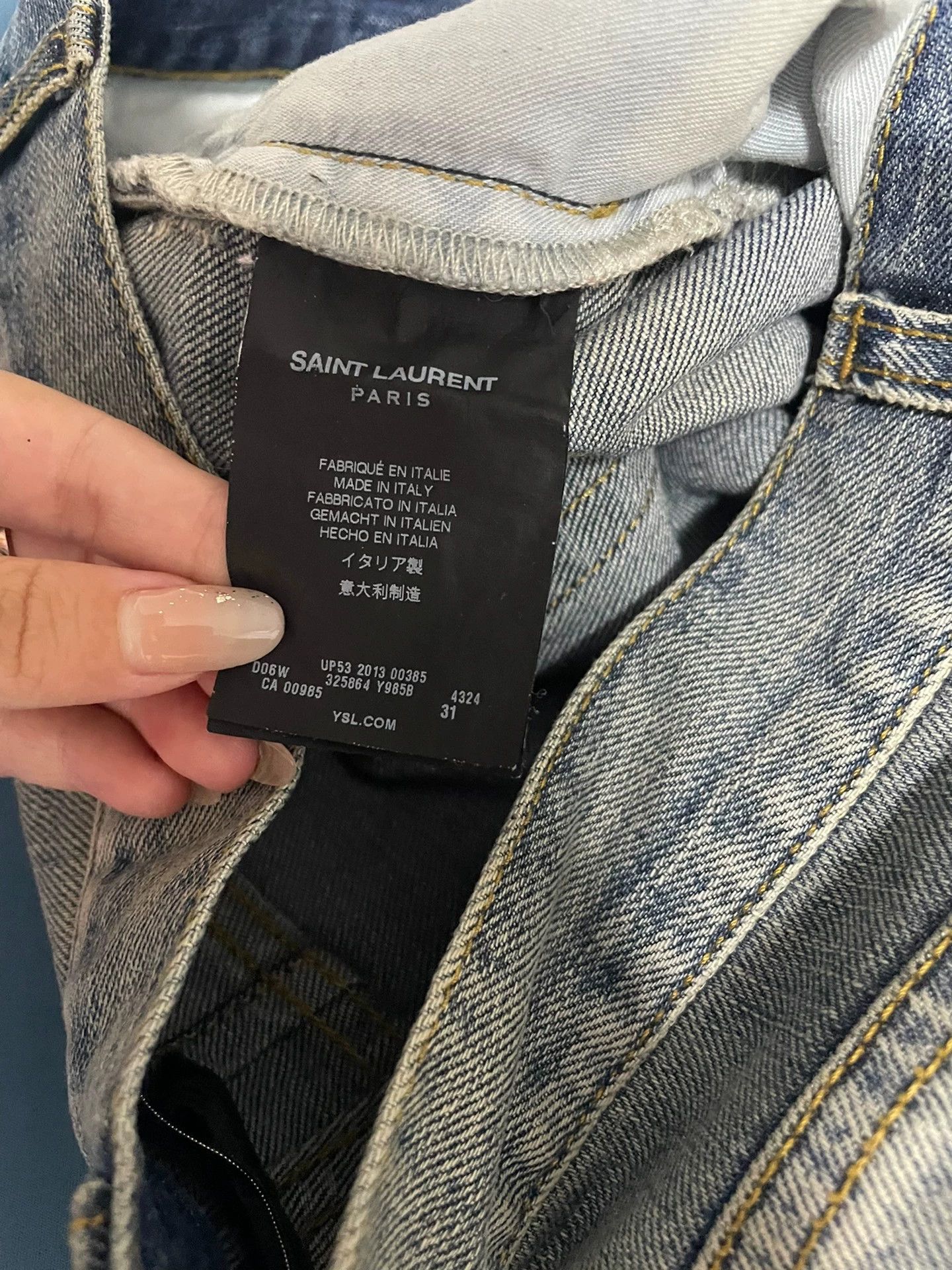 Saint Laurent Paris Saint Laurent Paris Classic blue jeans Size US 31 - 4 Thumbnail