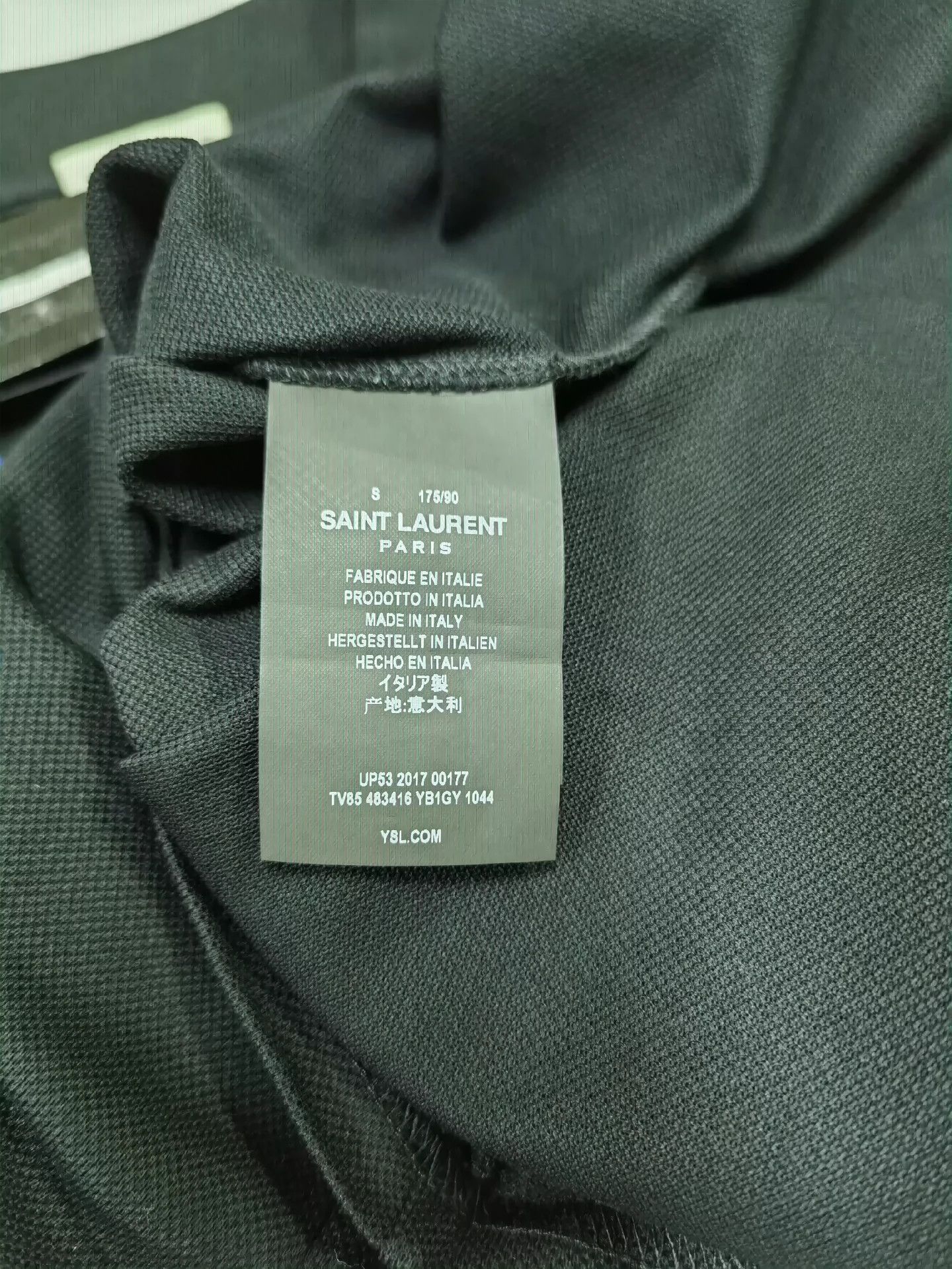 Saint Laurent Paris Saint Laurent Paris Men's polo shirt Size US S / EU 44-46 / 1 - 4 Thumbnail