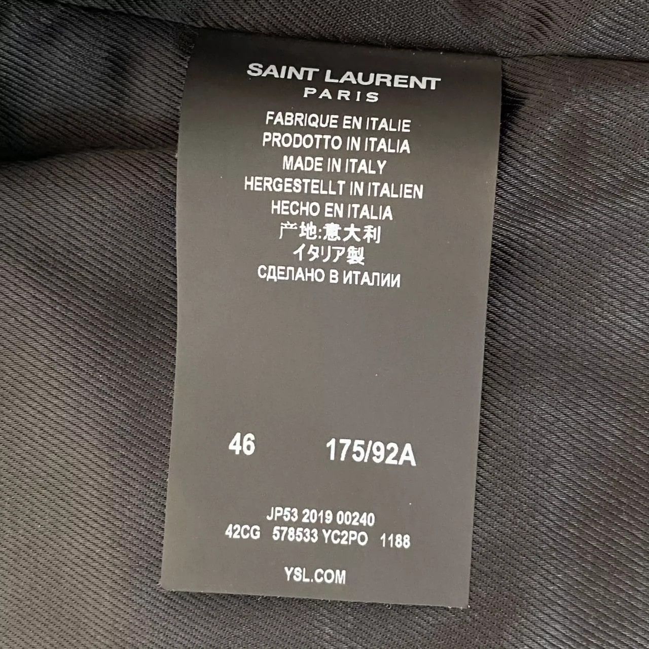 Saint Laurent Paris Saint Laurent Paris Black leather jacket Size US S / EU 44-46 / 1 - 6 Thumbnail