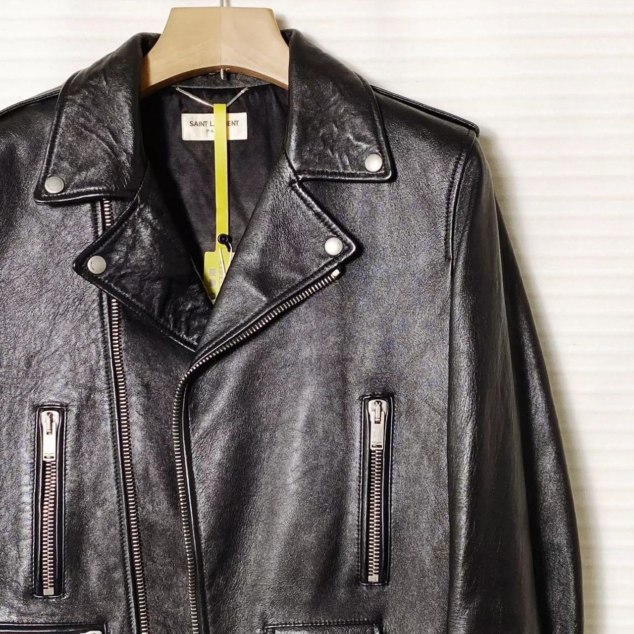 Saint Laurent Paris Saint Laurent Paris Black leather jacket Size US S / EU 44-46 / 1 - 4 Thumbnail