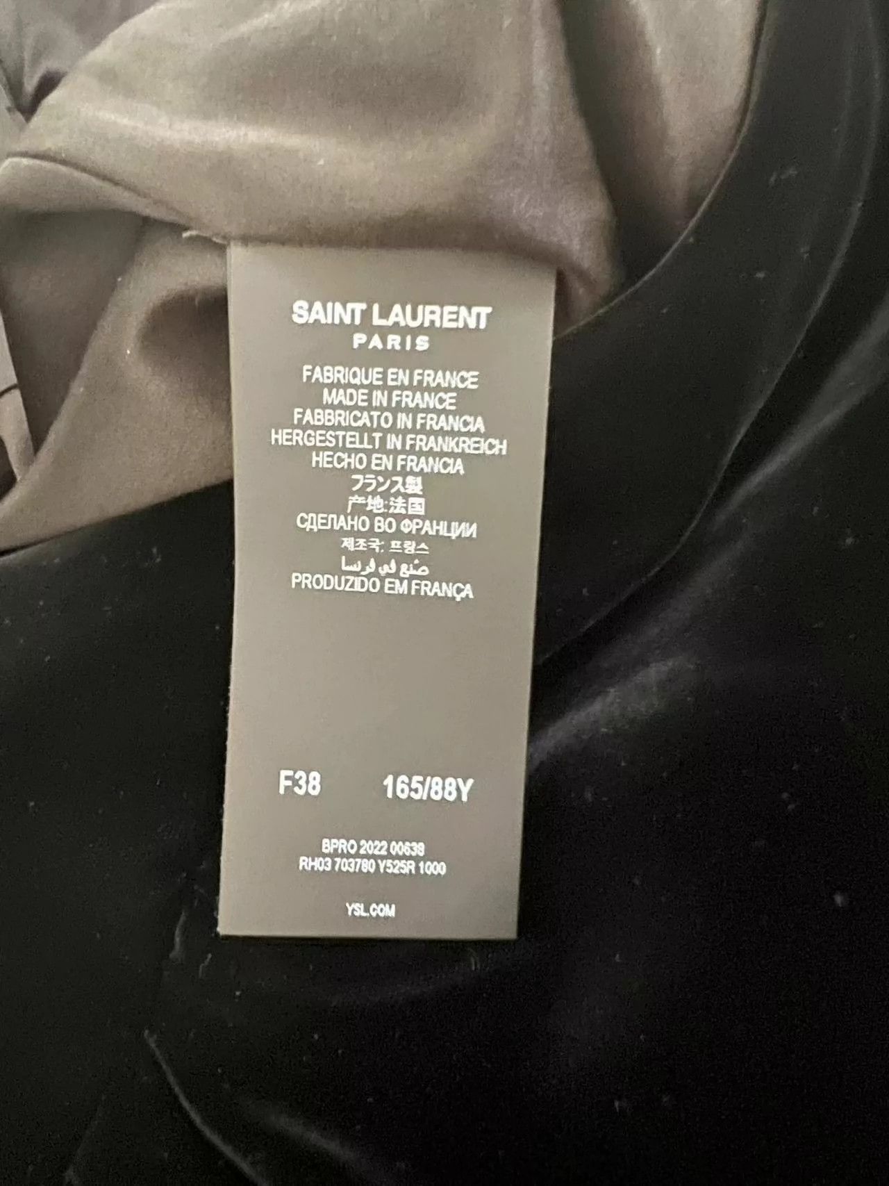 Saint Laurent Paris Saint Laurent Paris Black Swan Dress Size US 38 / EU 54 - 6 Thumbnail