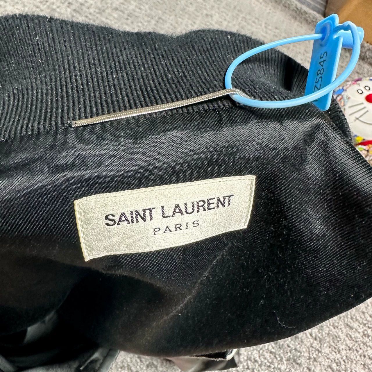 Saint Laurent Paris Saint Laurent Paris Tie dye splashed silk jacket Size US S / EU 44-46 / 1 - 3 Thumbnail