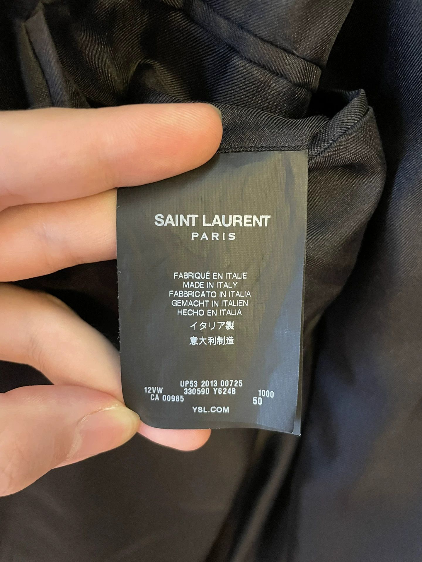 Saint Laurent Paris Saint Laurent Paris Black scale smoking jacket Size US M / EU 48-50 / 2 - 5 Thumbnail