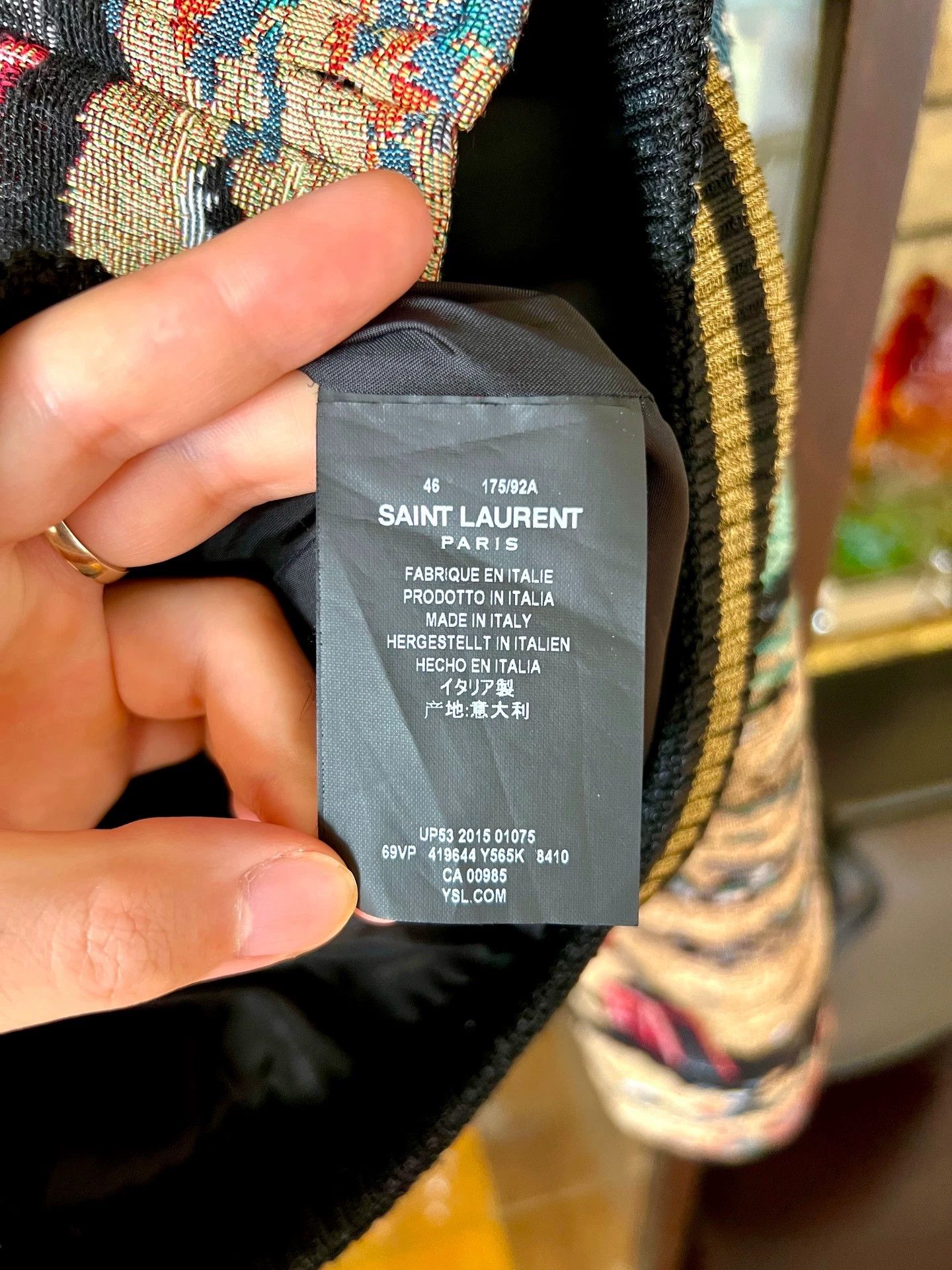 Saint Laurent Paris Saint Laurent Paris Show off astronaut jacket Size US S / EU 44-46 / 1 - 4 Thumbnail