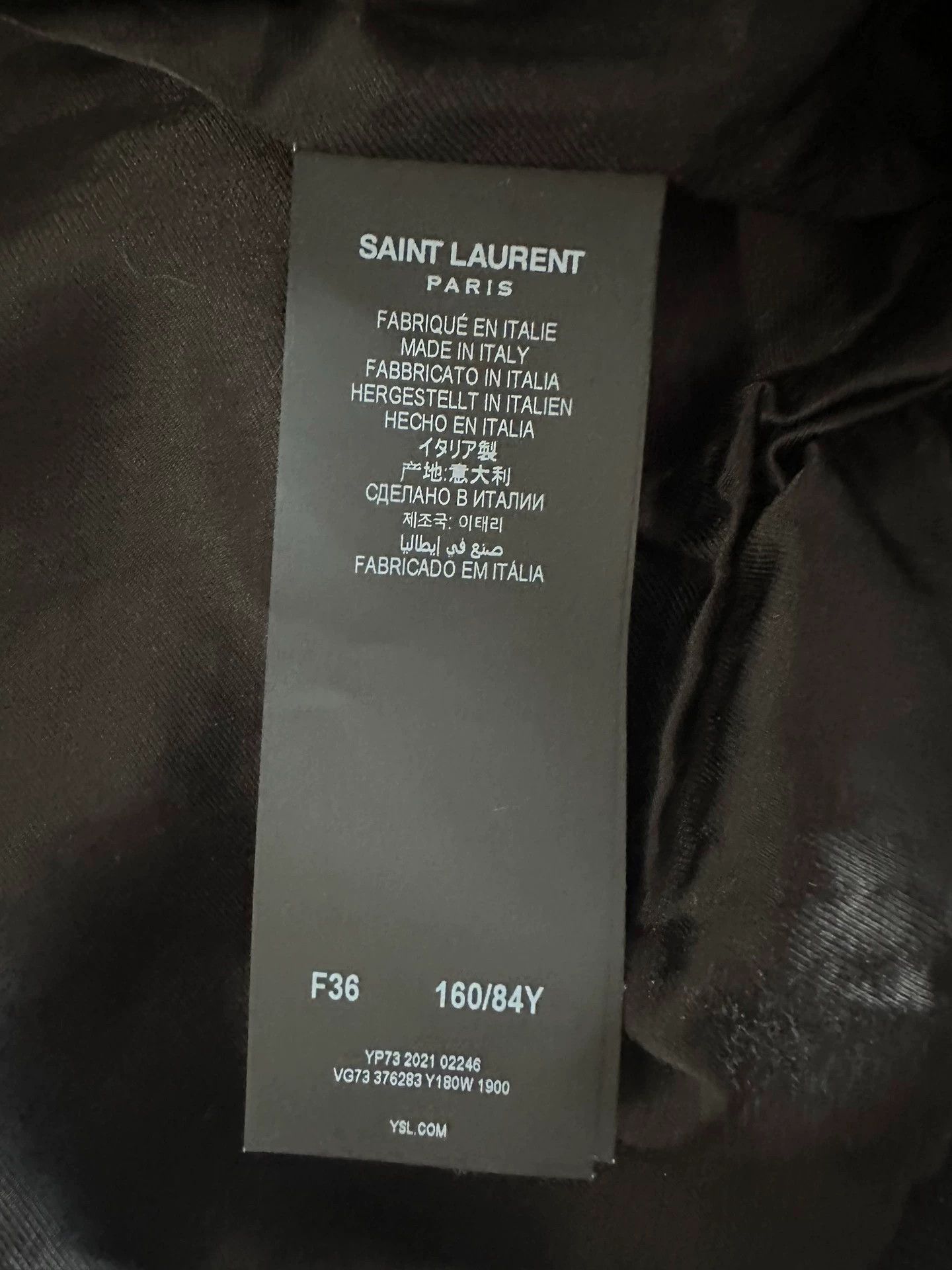 Saint Laurent Paris Saint Laurent Paris Baseball jacket Size US XXS / EU 40 - 5 Thumbnail