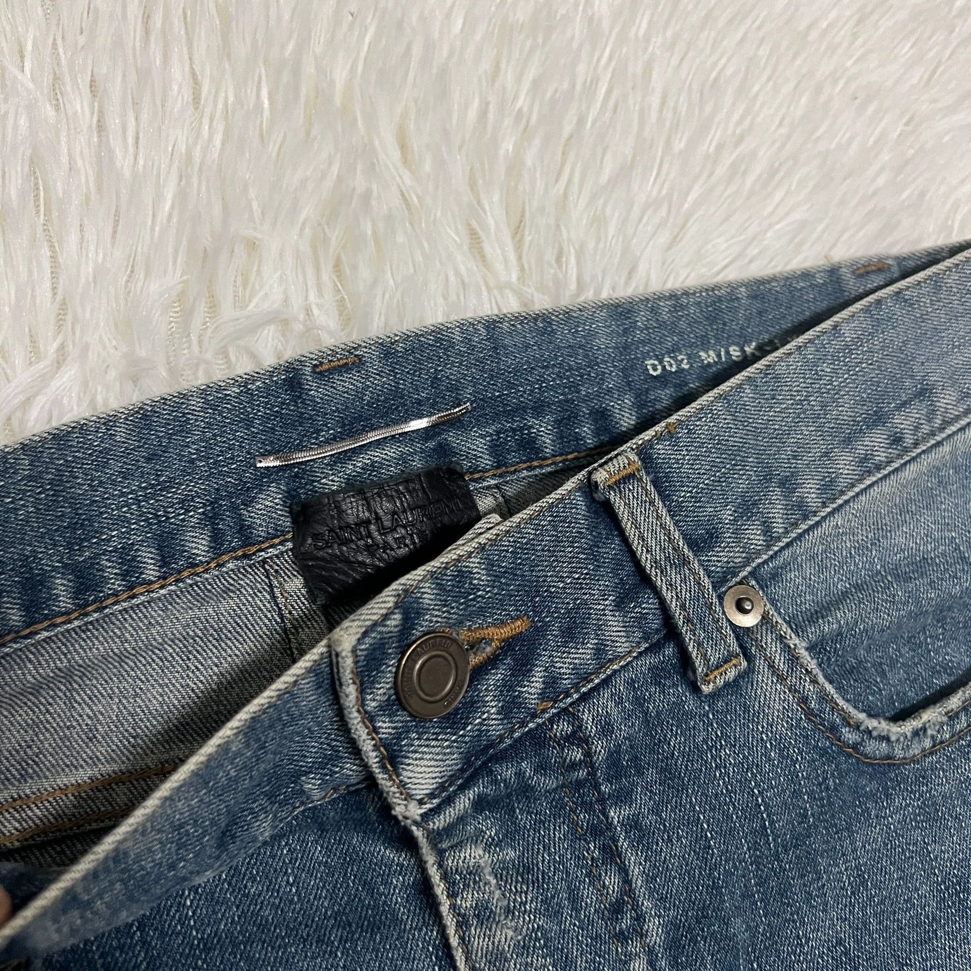 Saint Laurent Paris Saint Laurent Paris Damaged jeans Size US 30 / EU 46 - 2 Thumbnail