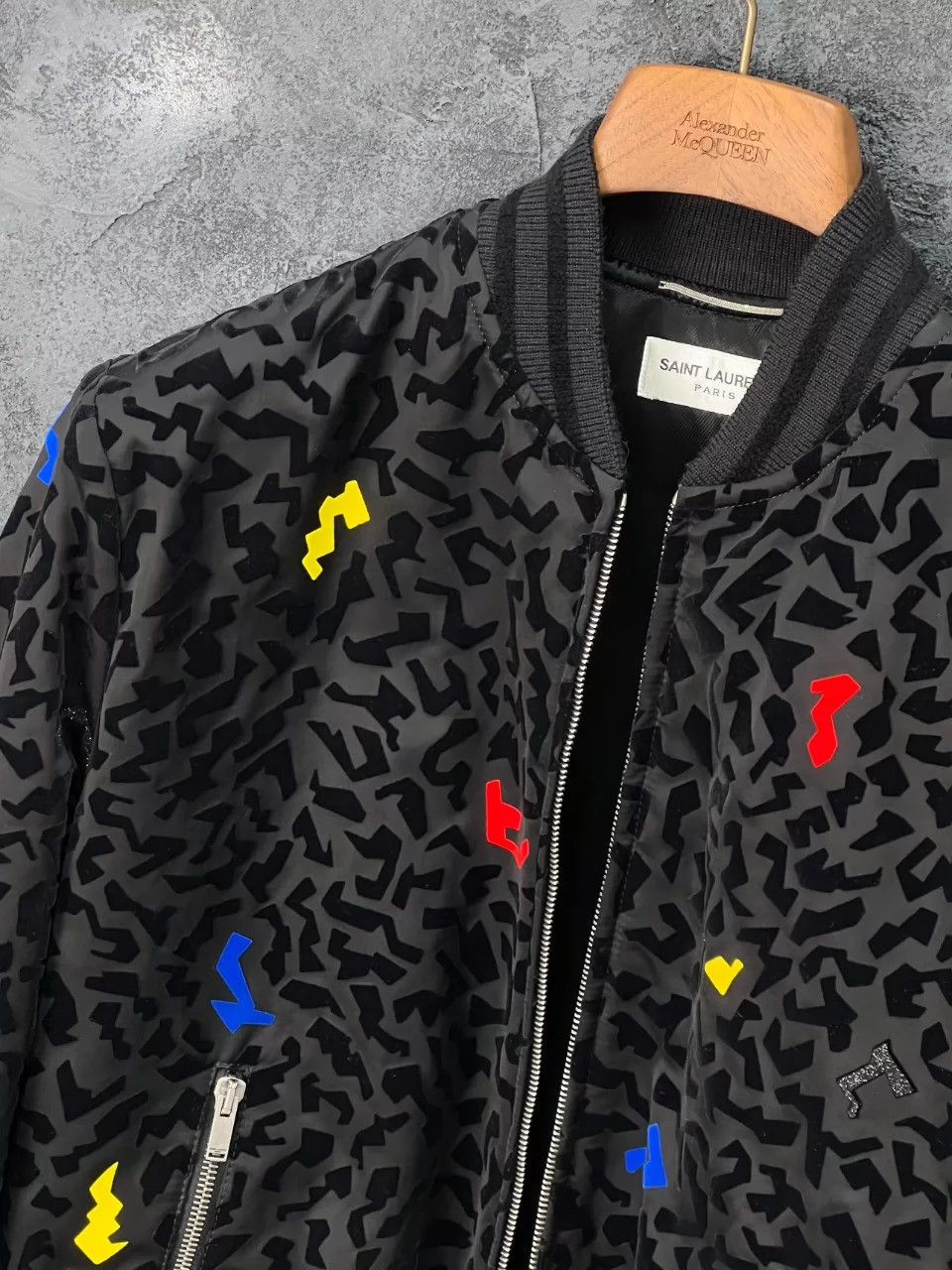 Saint Laurent Paris Saint Laurent Paris Colorful leopard print baseball jacket Size US S / EU 44-46 / 1 - 4 Thumbnail