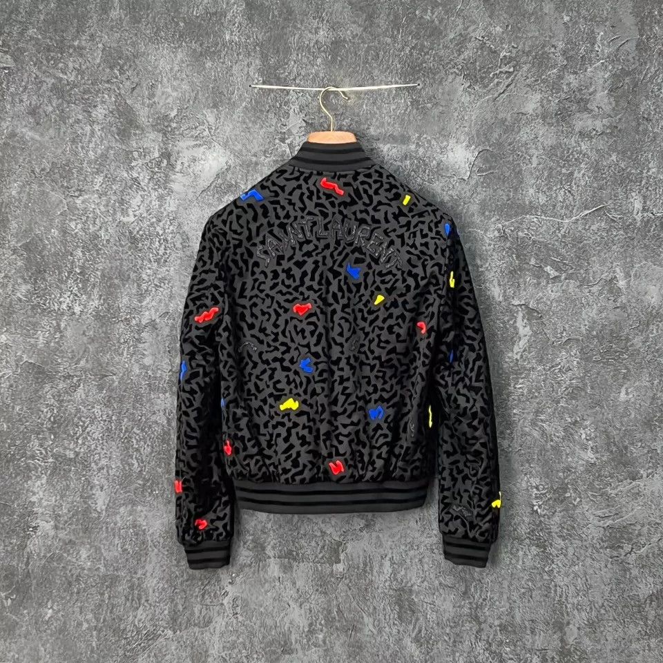 Saint Laurent Paris Saint Laurent Paris Colorful leopard print baseball jacket Size US S / EU 44-46 / 1 - 2 Thumbnail