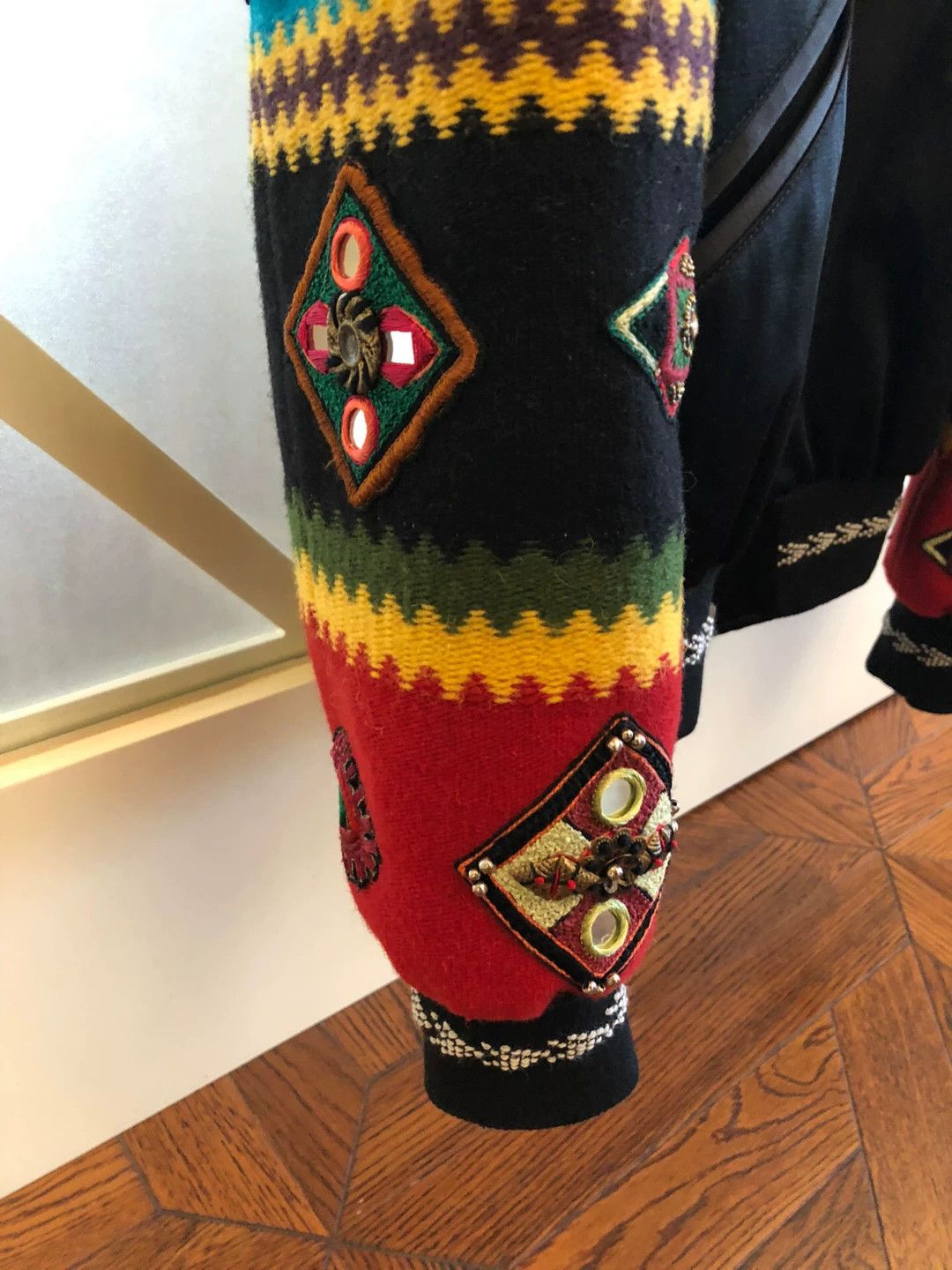 Saint Laurent Paris Saint Laurent Paris Heavy Industry Ethnic Style Baseball Jacket Size US S / EU 44-46 / 1 - 6 Thumbnail