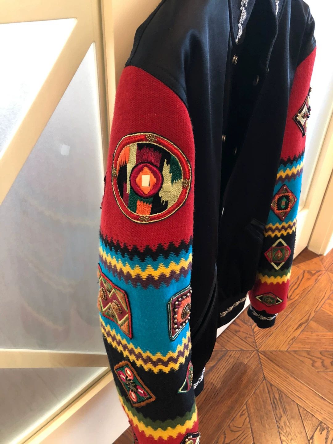 Saint Laurent Paris Saint Laurent Paris Heavy Industry Ethnic Style Baseball Jacket Size US S / EU 44-46 / 1 - 5 Thumbnail