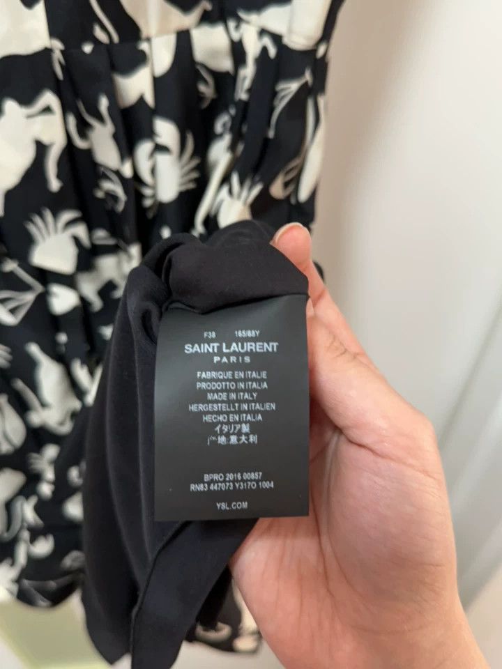 Saint Laurent Paris Saint Laurent Paris Twelve Constellation Pattern Dress Size US 38 / EU 54 - 4 Thumbnail