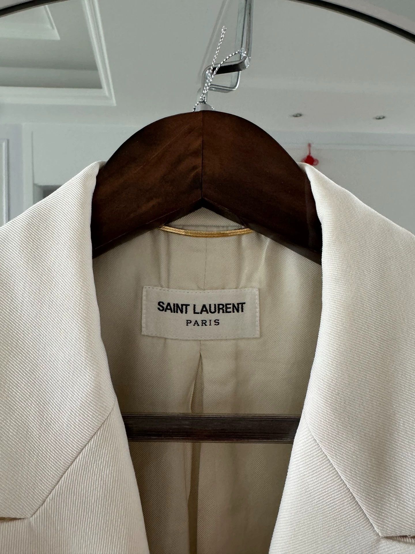 Saint Laurent Paris Saint Laurent Paris White suit jacket Size US S / EU 44-46 / 1 - 2 Thumbnail