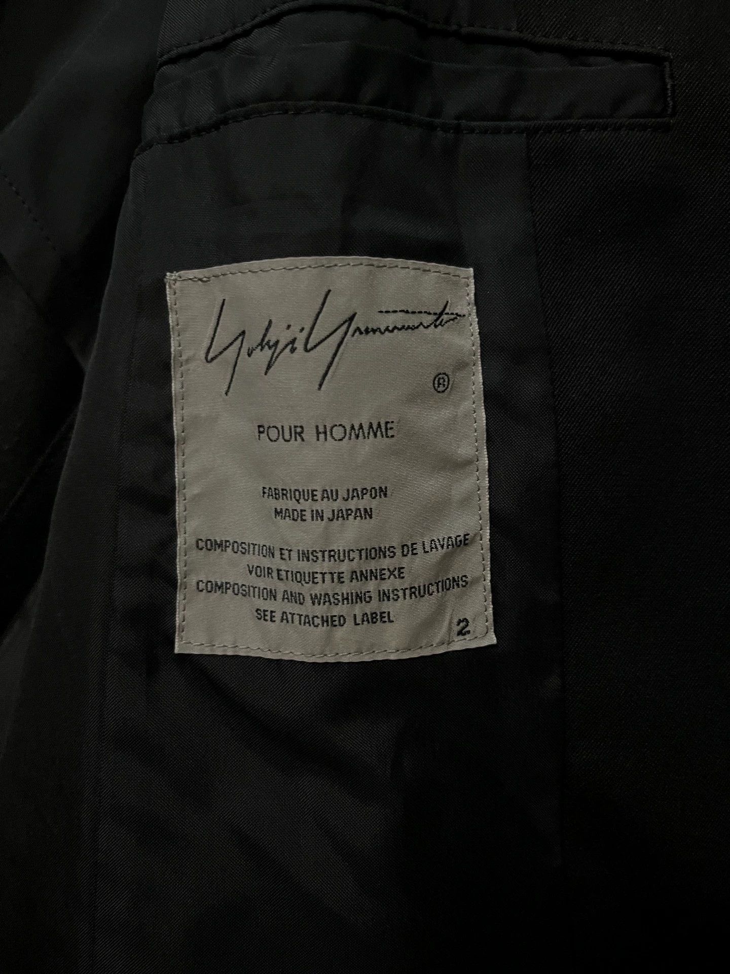 Yohji Yamamoto Yohji Yamamoto 02ss Back Girlfriend Replica jacket Size US M / EU 48-50 / 2 - 6 Thumbnail
