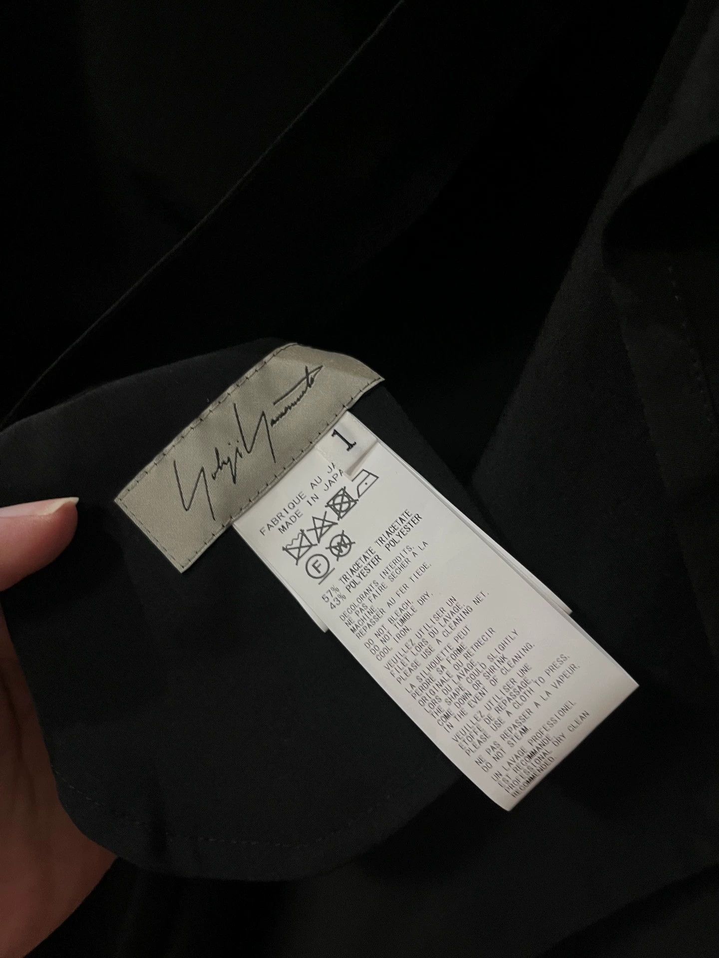 Yohji Yamamoto Yohji Yamamoto 23ss triacetic acid medium length Taoist robe kimono Size US S / EU 44-46 / 1 - 4 Thumbnail