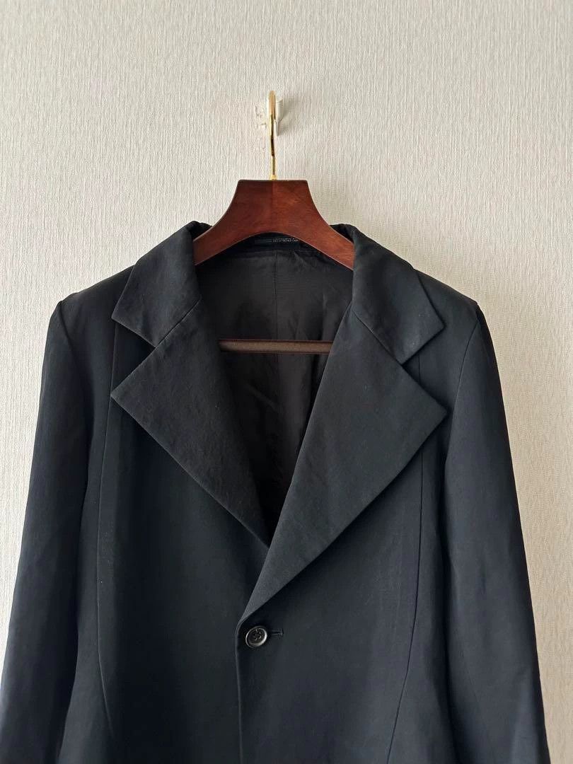 Yohji Yamamoto Yohji Yamamoto Y's wool gabardine jacket Size US M / EU 48-50 / 2 - 2 Thumbnail
