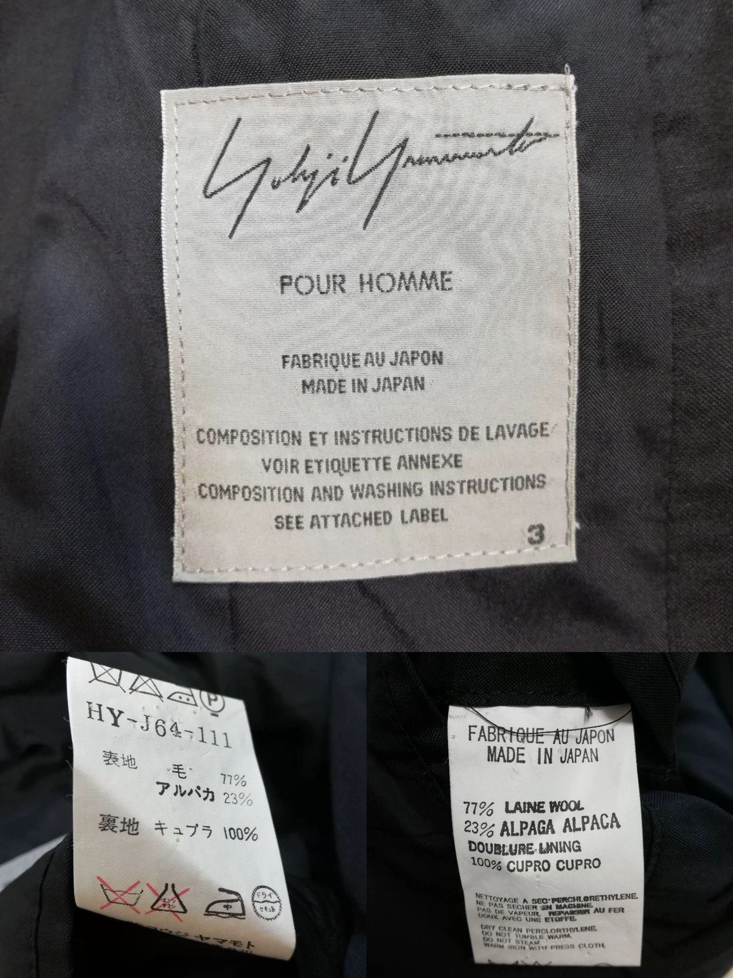 Yohji Yamamoto Yohji Yamamoto 05ss custom jacket Size US L / EU 52-54 / 3 - 6 Thumbnail