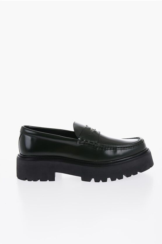 Celine Brushed Leather PENNY Loafers with Chunky Sole Size US 8 / EU 41 - 3 Thumbnail