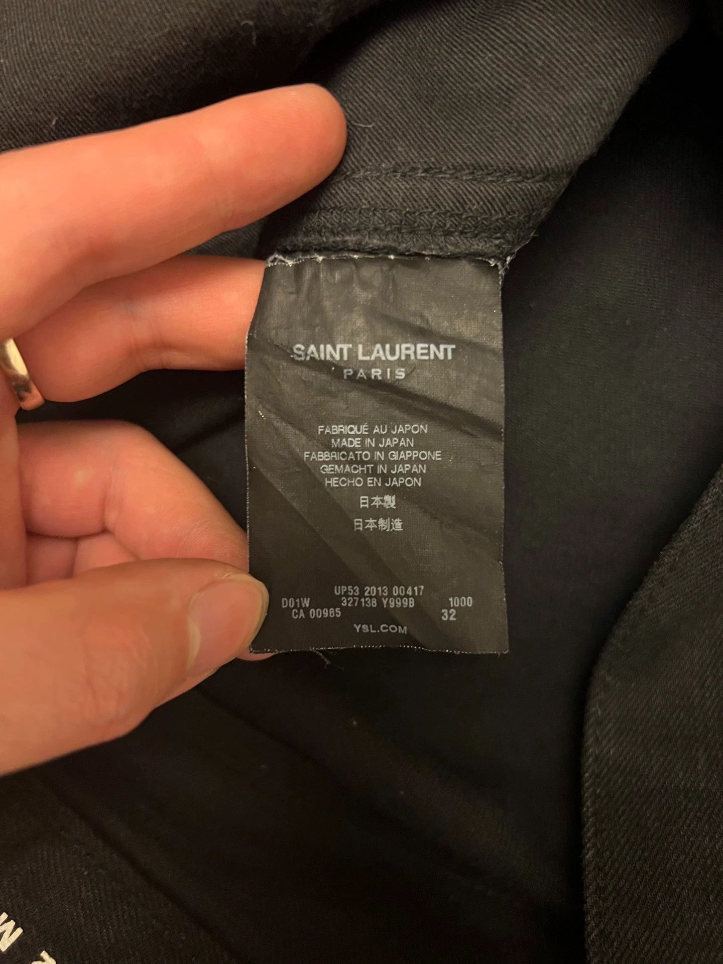 Saint Laurent Paris Saint Laurent Paris jeans Size US 32 / EU 48 - 5 Thumbnail