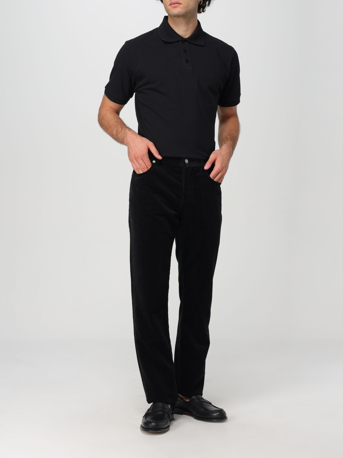 Saint Laurent Paris Saint Laurent Polo Shirt Men Black Size US M / EU 48-50 / 2 - 2 Thumbnail