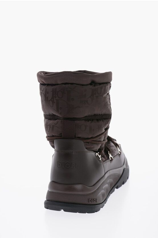 Dior Monogram Print Snow Boots Size US 9 / EU 42 - 2 Thumbnail